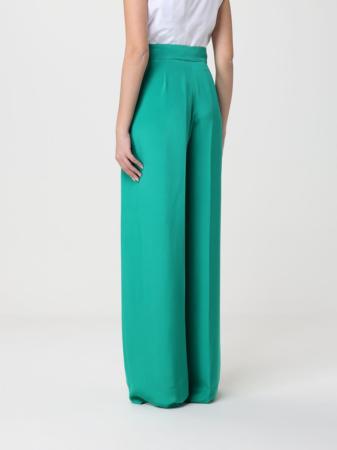 Max Mara Pants Woman Green MAX MARA