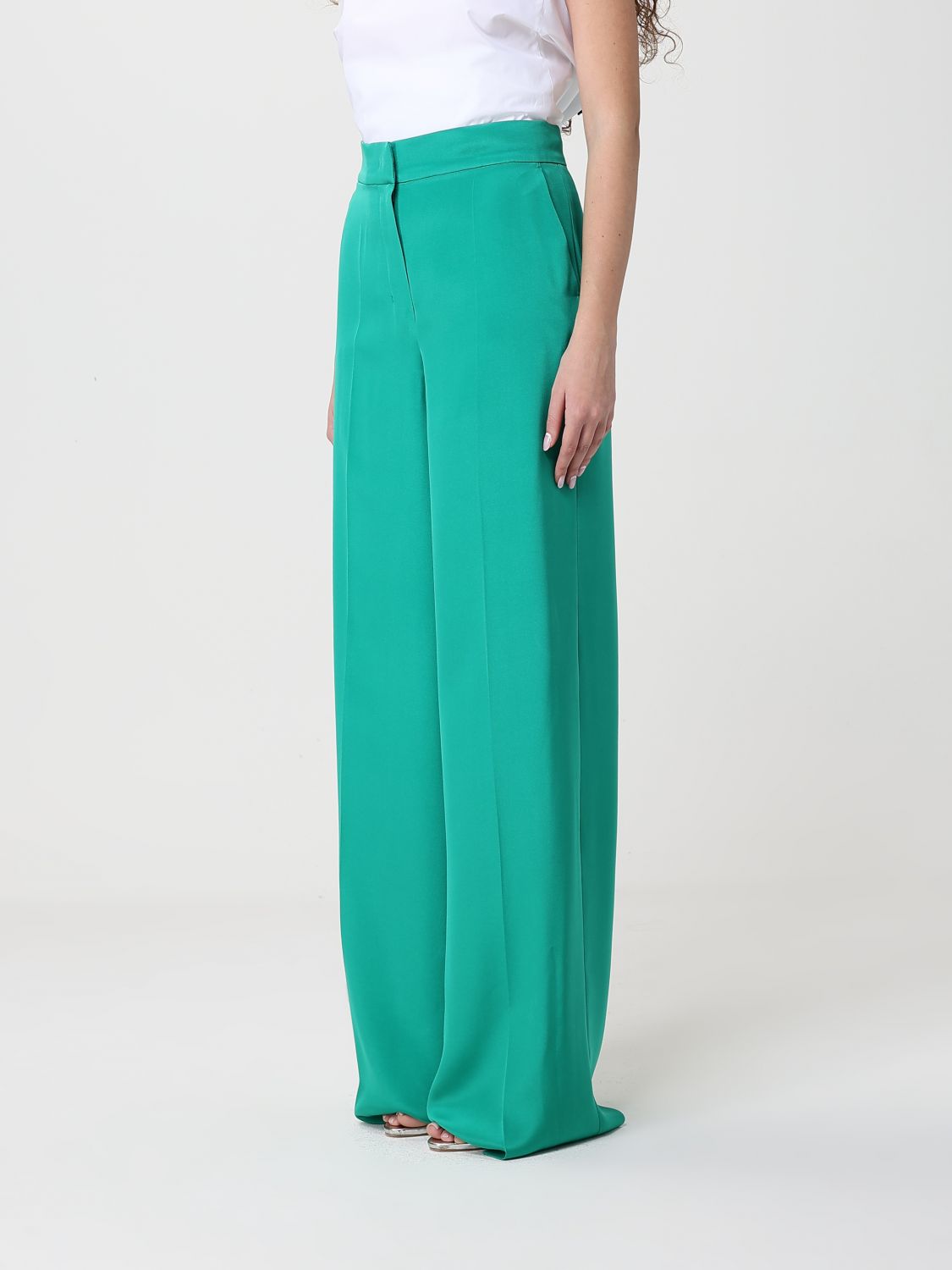 Max Mara Pants Woman Green MAX MARA