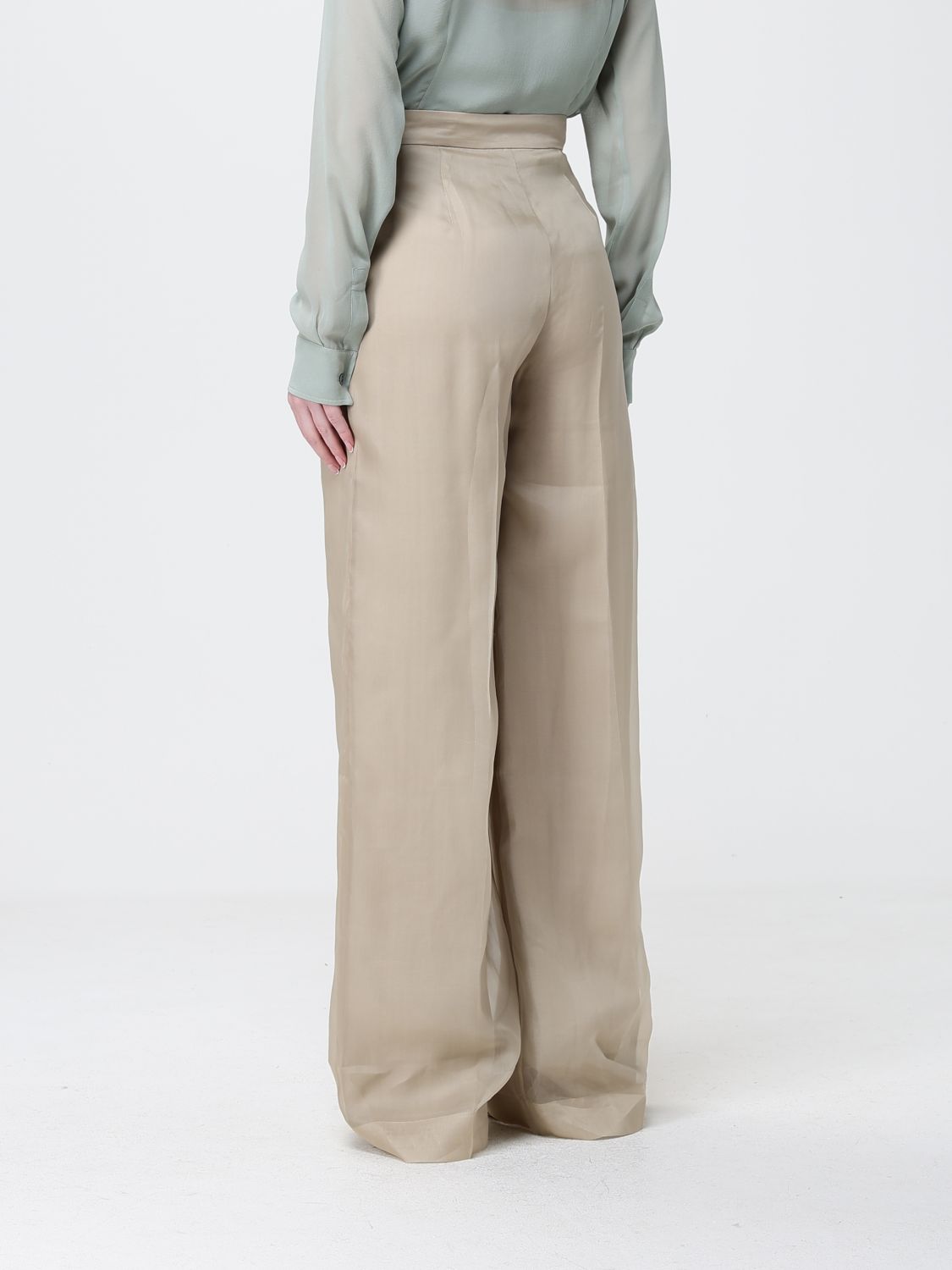 Max Mara Pants Woman Sand MAX MARA