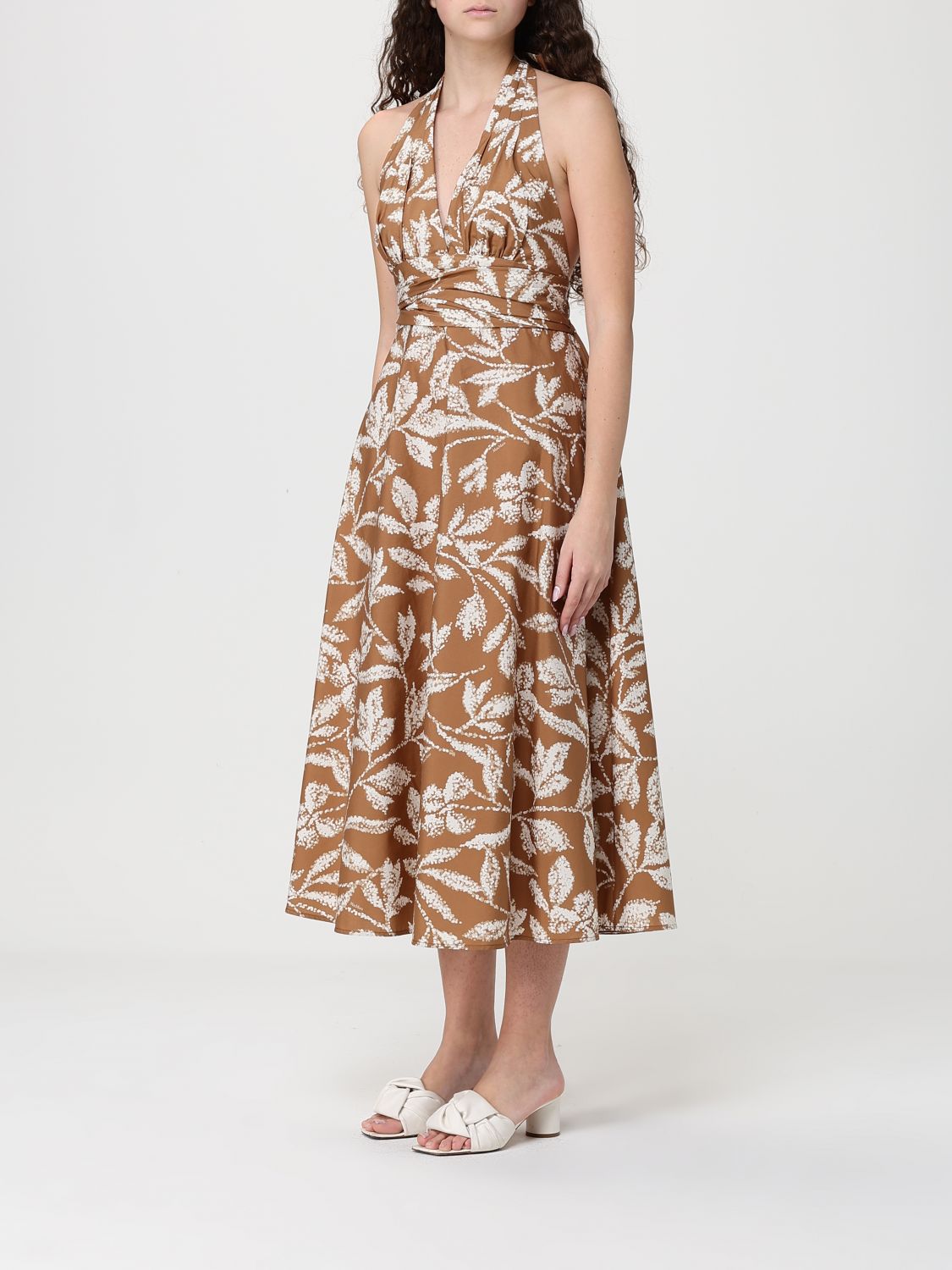 Max Mara Dress Woman Brown MAX MARA