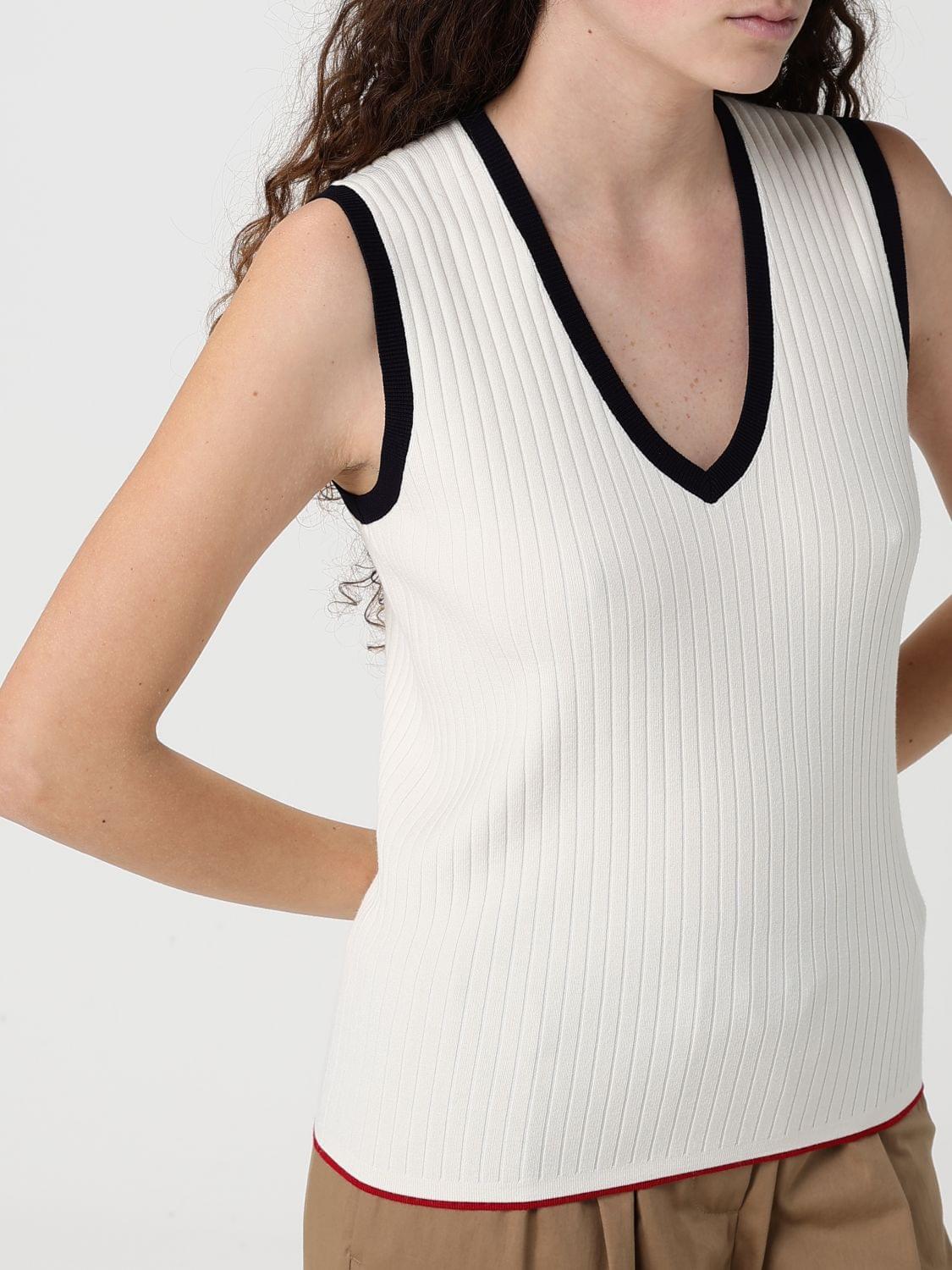 Max Mara Top Woman White MAX MARA