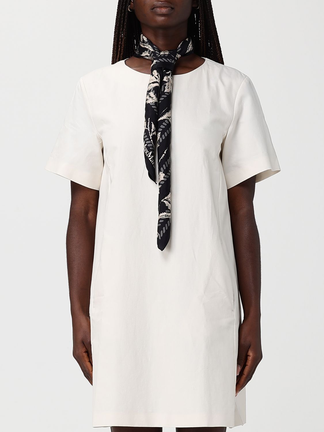 Max Mara Neck Scarf Woman Black MAX MARA