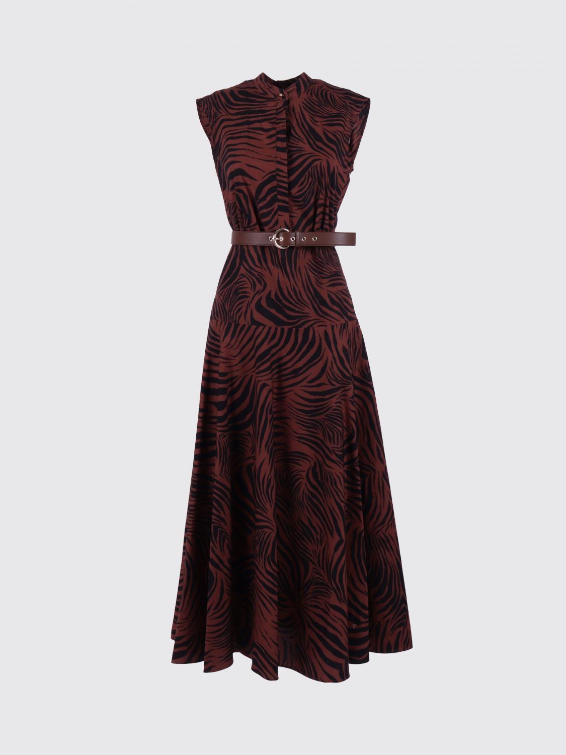 Max Mara Studio Dress Woman Brown MAX MARA STUDIO