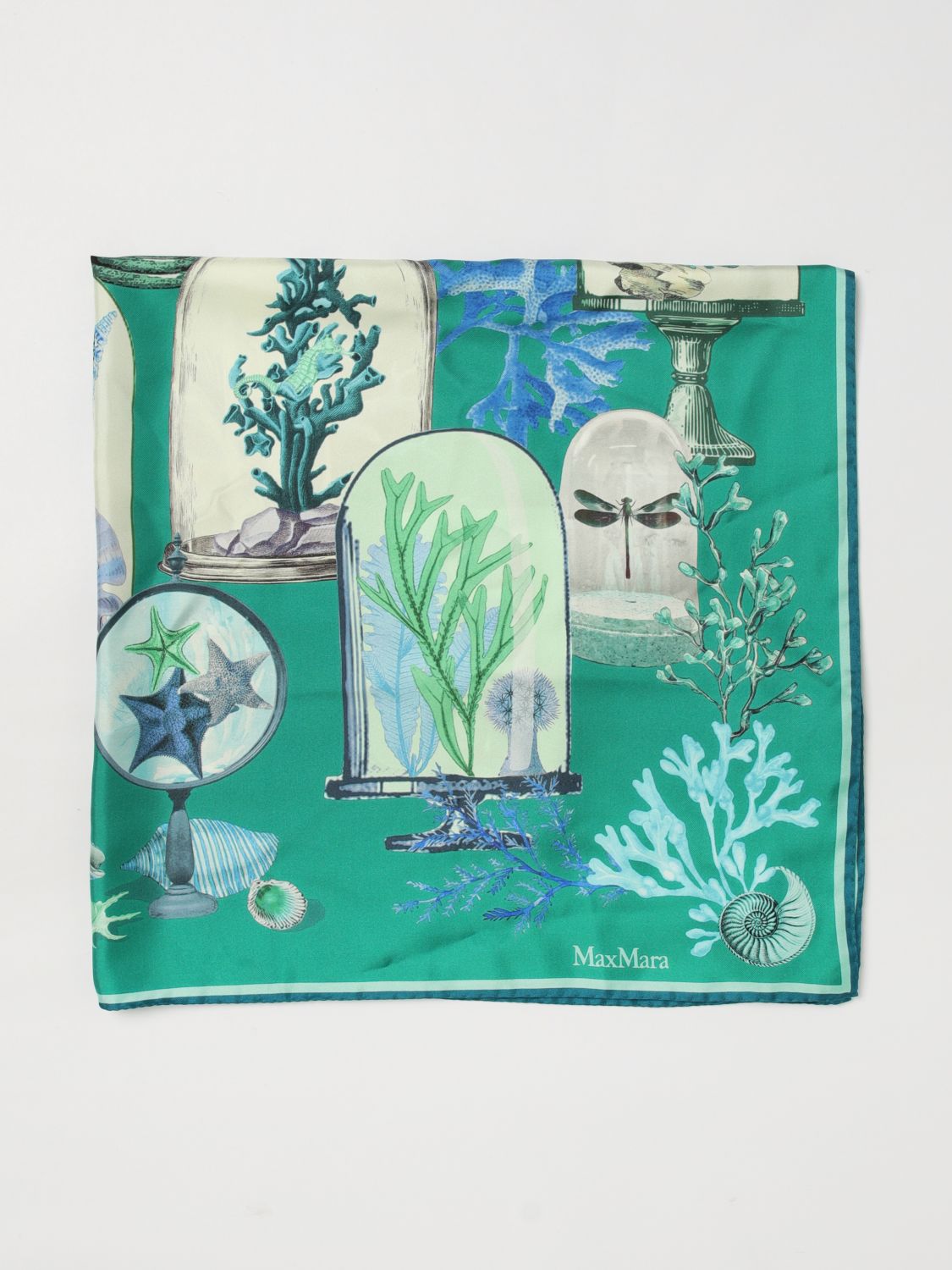 Max Mara Neck Scarf Woman Green MAX MARA