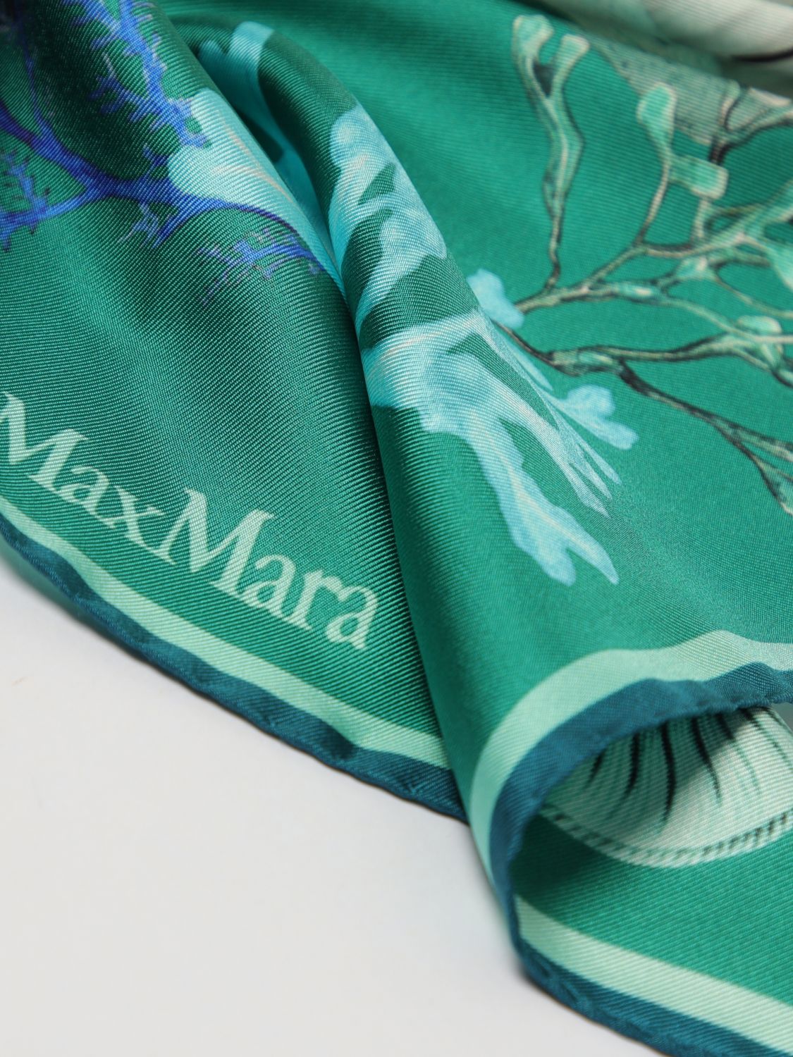 Max Mara Neck Scarf Woman Green MAX MARA