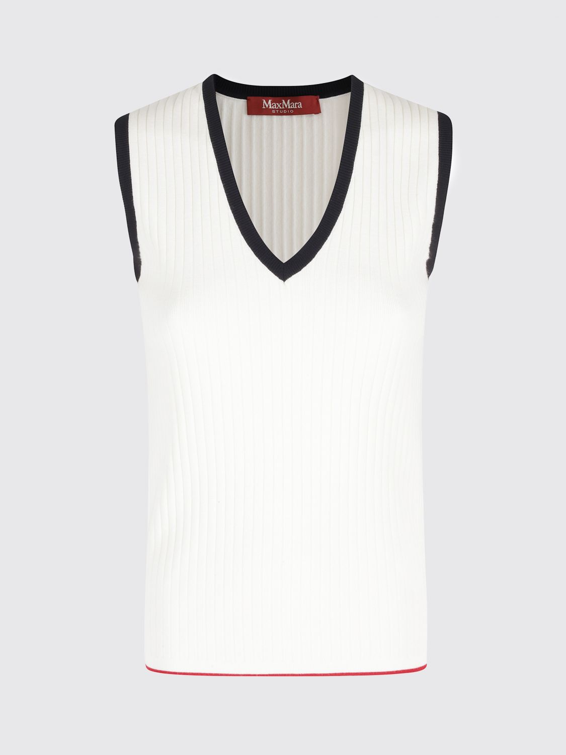 Max Mara Studio Sweater Woman White MAX MARA STUDIO