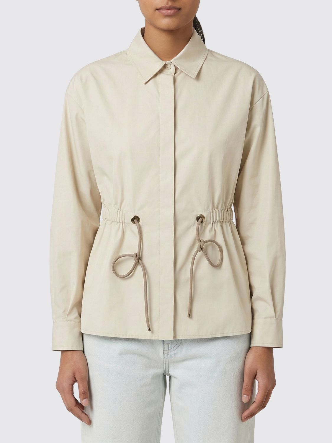 Max Mara Shirt Woman Beige MAX MARA