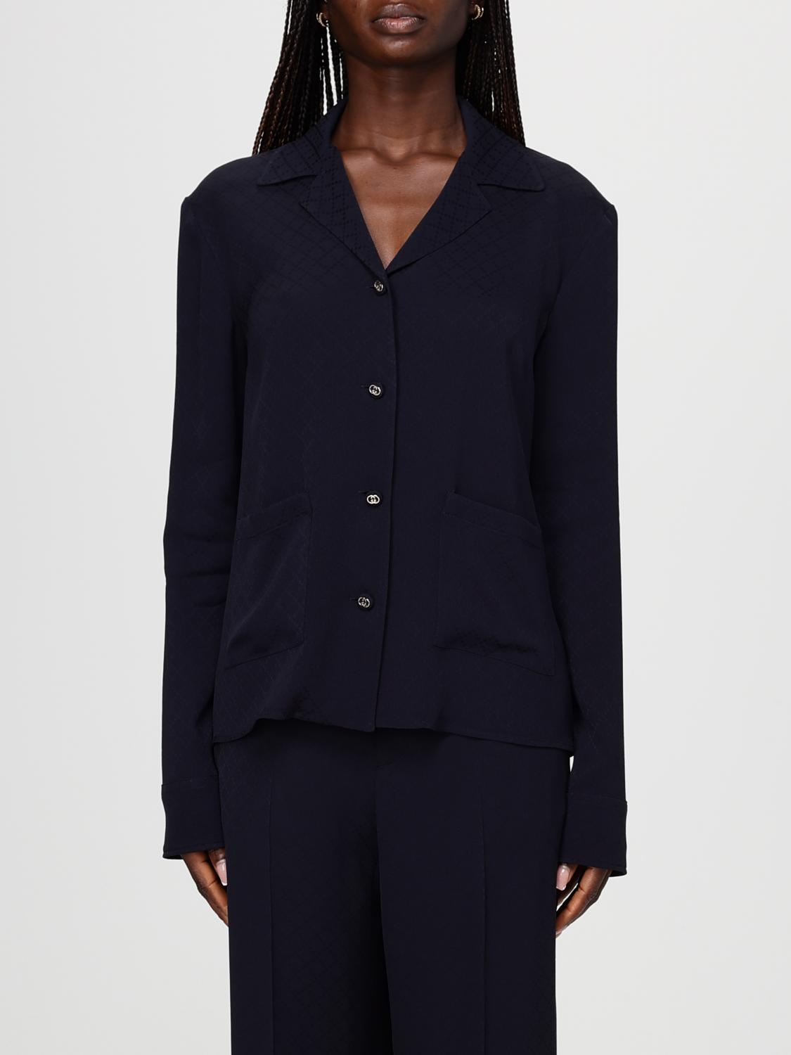 Gucci Shirt Woman Blue GUCCI