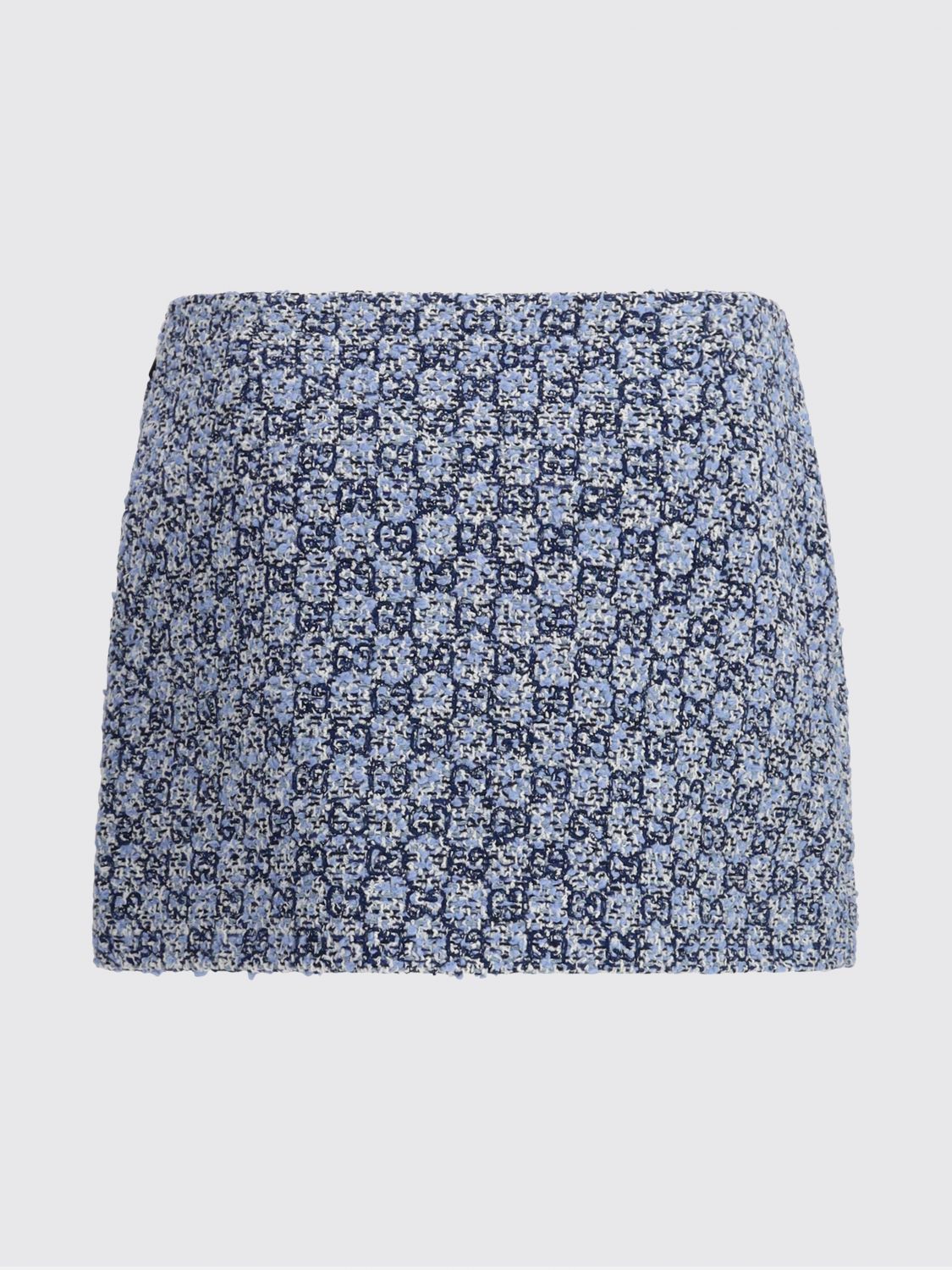 Gucci Skirt Woman Gnawed Blue GUCCI