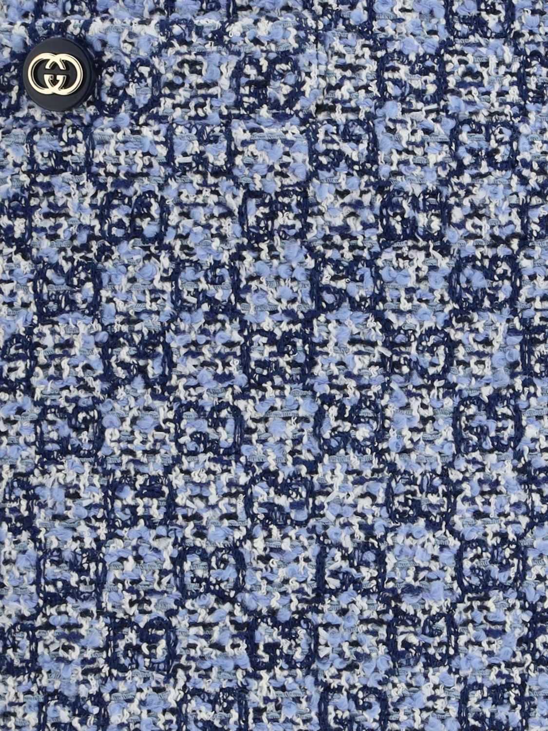 Gucci Skirt Woman Gnawed Blue GUCCI