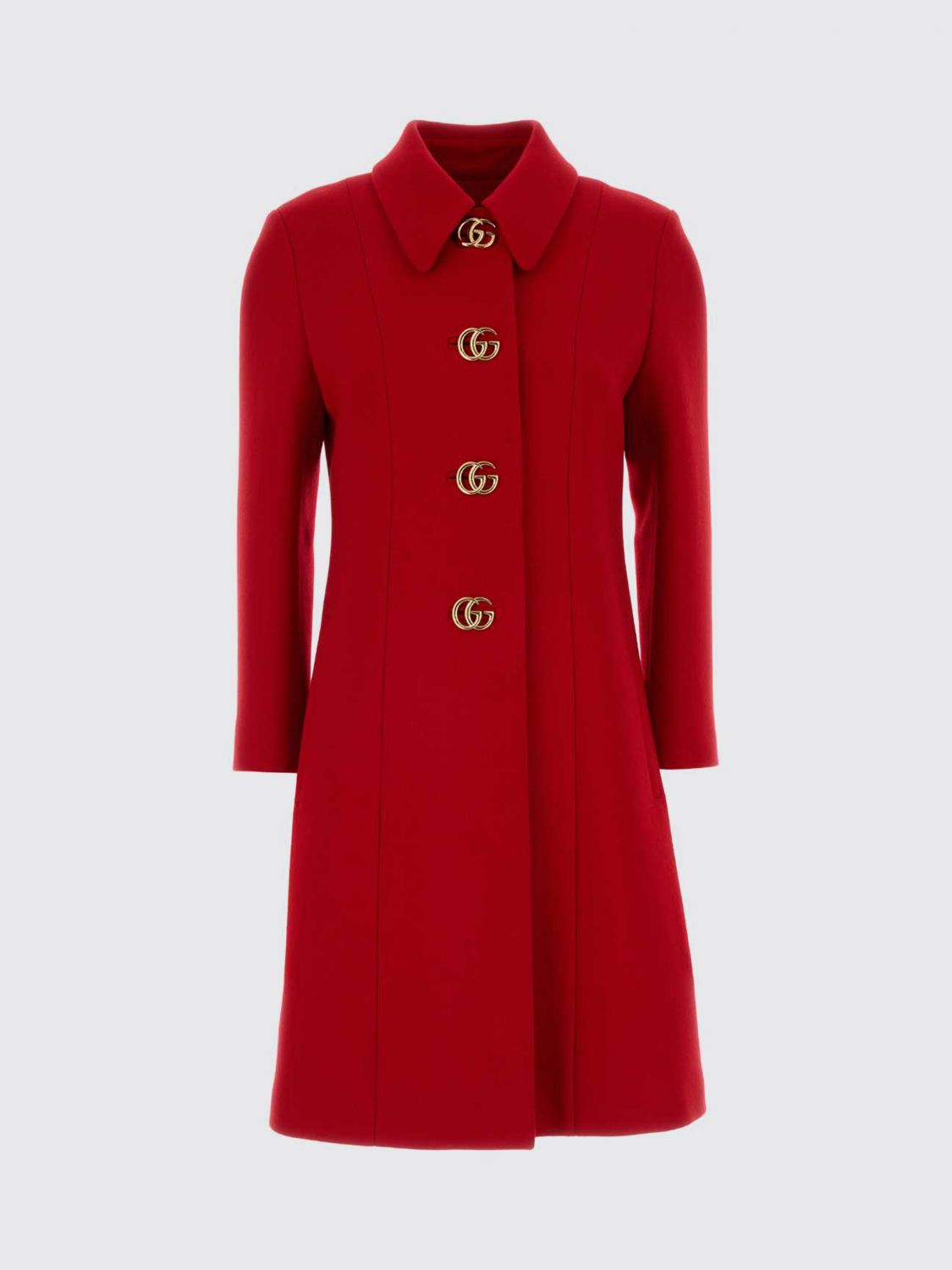 Gucci Coat Woman Red GUCCI