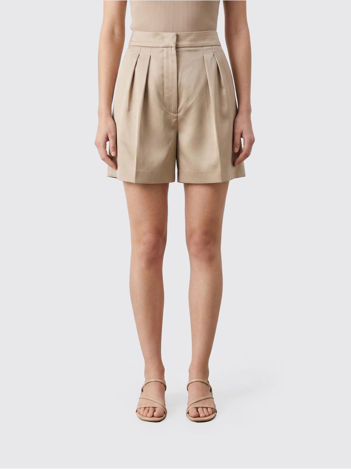 Max Mara Shorts Woman Kaki MAX MARA