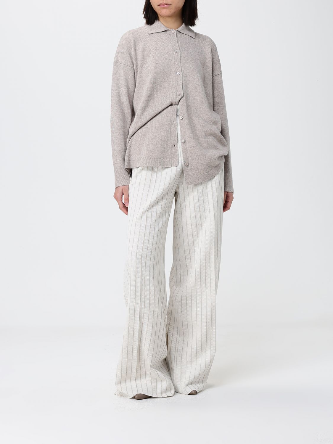 Max Mara Pants Woman White MAX MARA