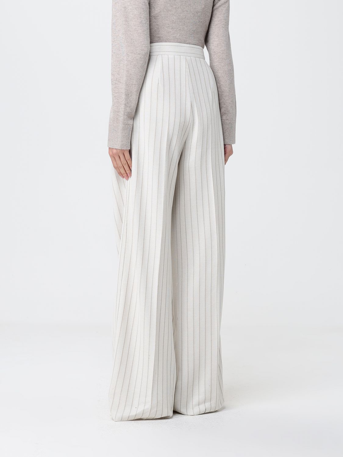 Max Mara Pants Woman White MAX MARA
