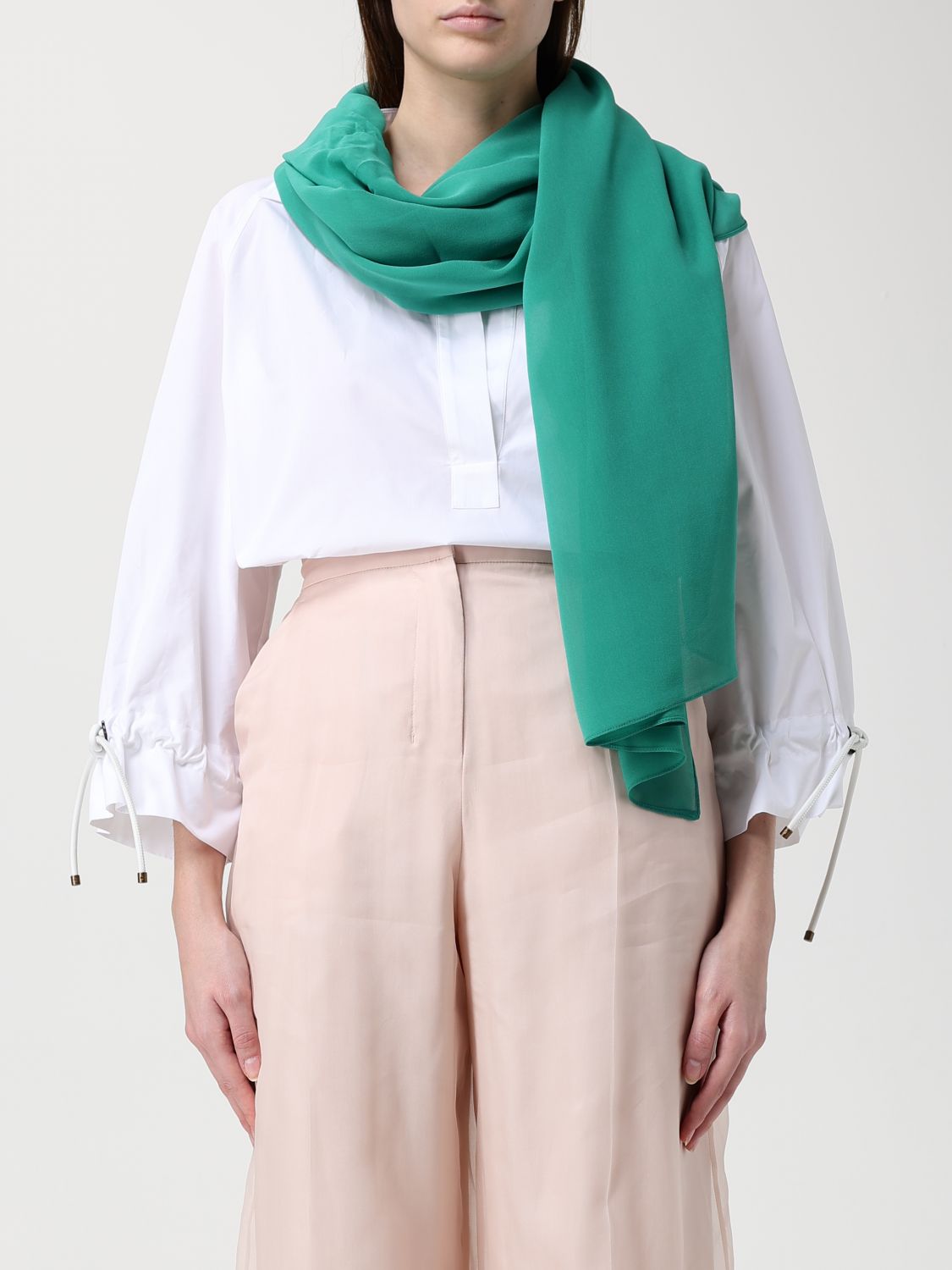 Max Mara Scarf Woman Green MAX MARA