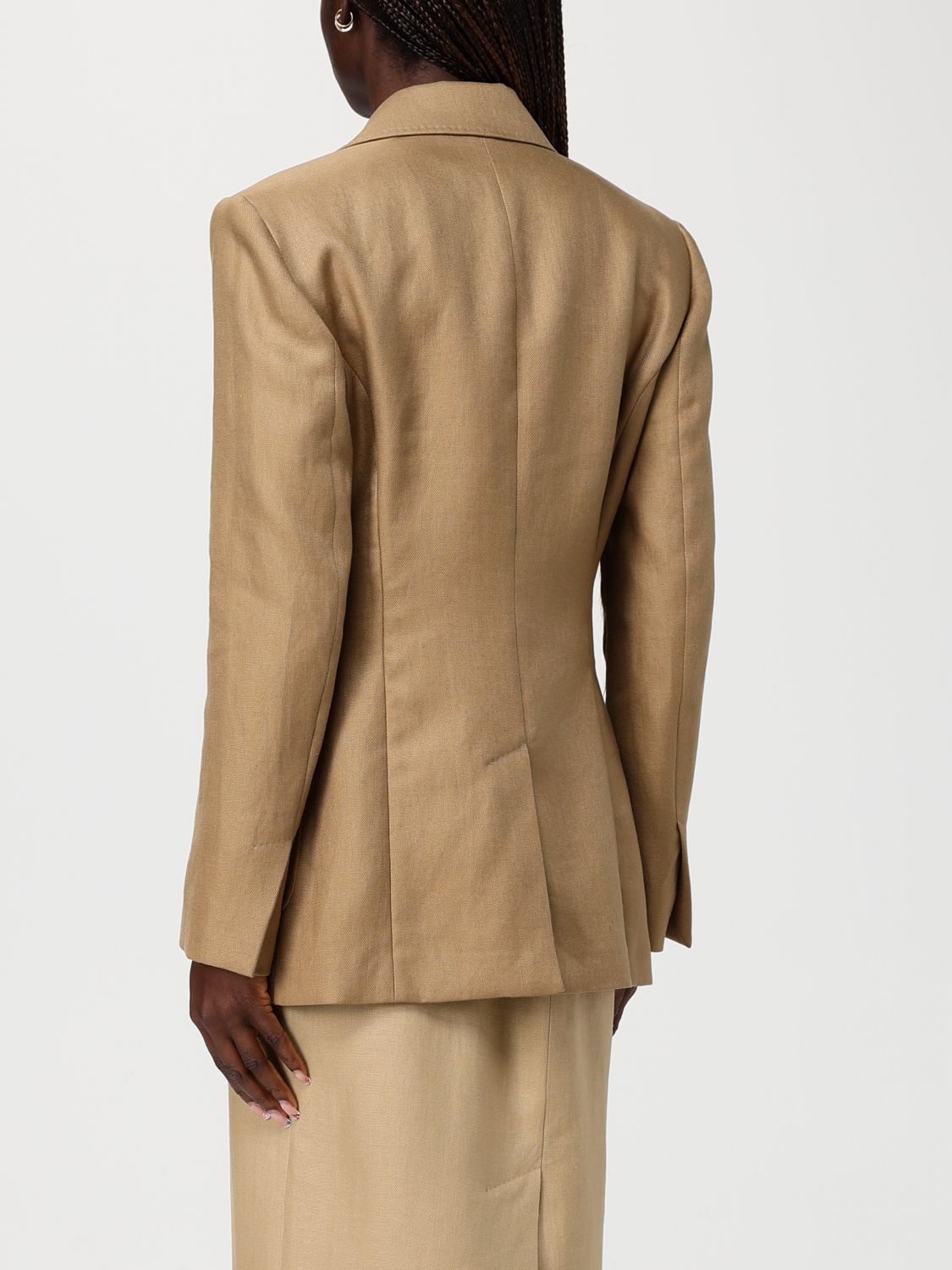 Max Mara Jacket Woman Beige MAX MARA