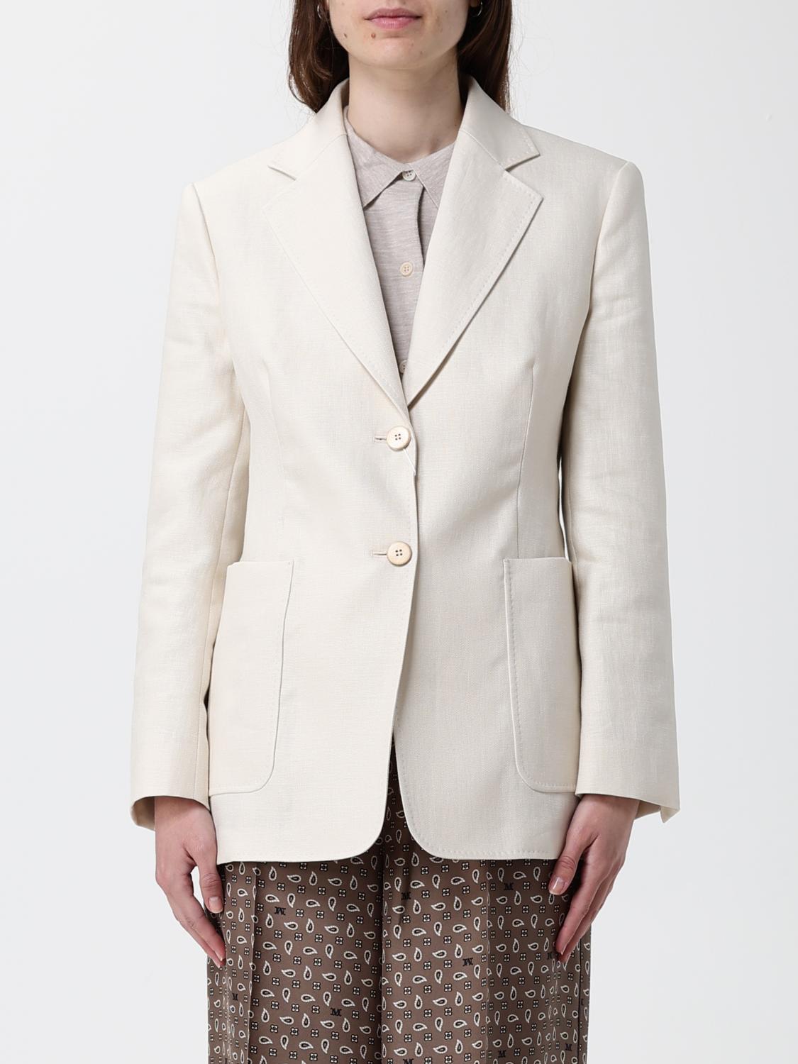 Max Mara Jacket Woman Natural MAX MARA