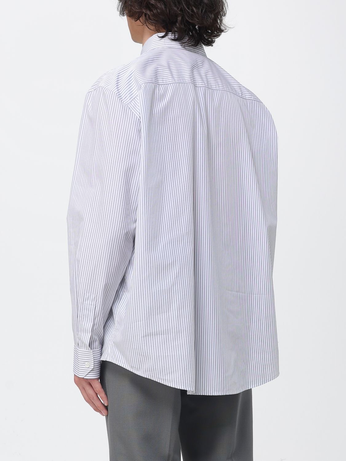 Saint Laurent Shirt Men Beige SAINT LAURENT