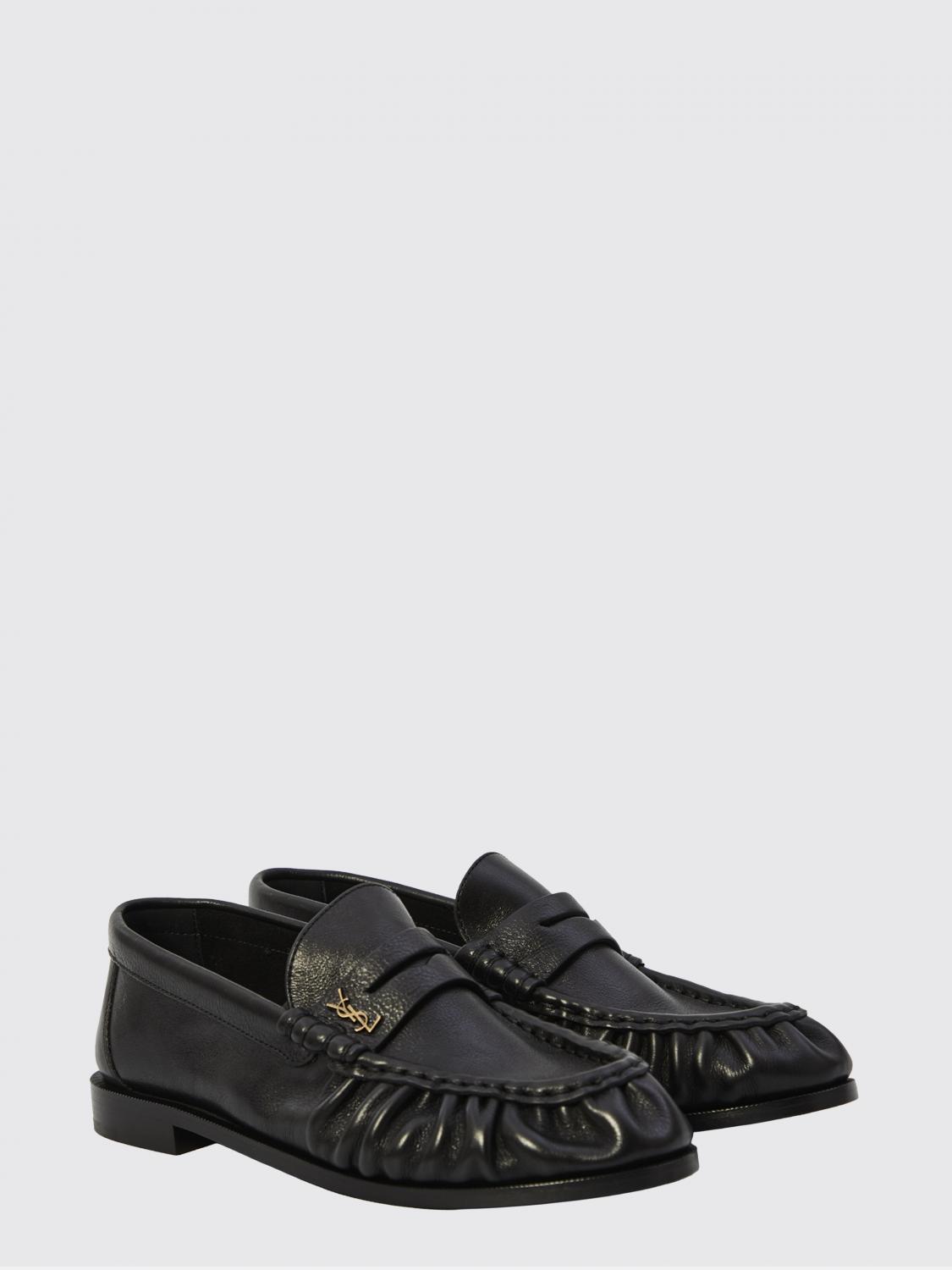 Saint Laurent Loafer Woman Black SAINT LAURENT