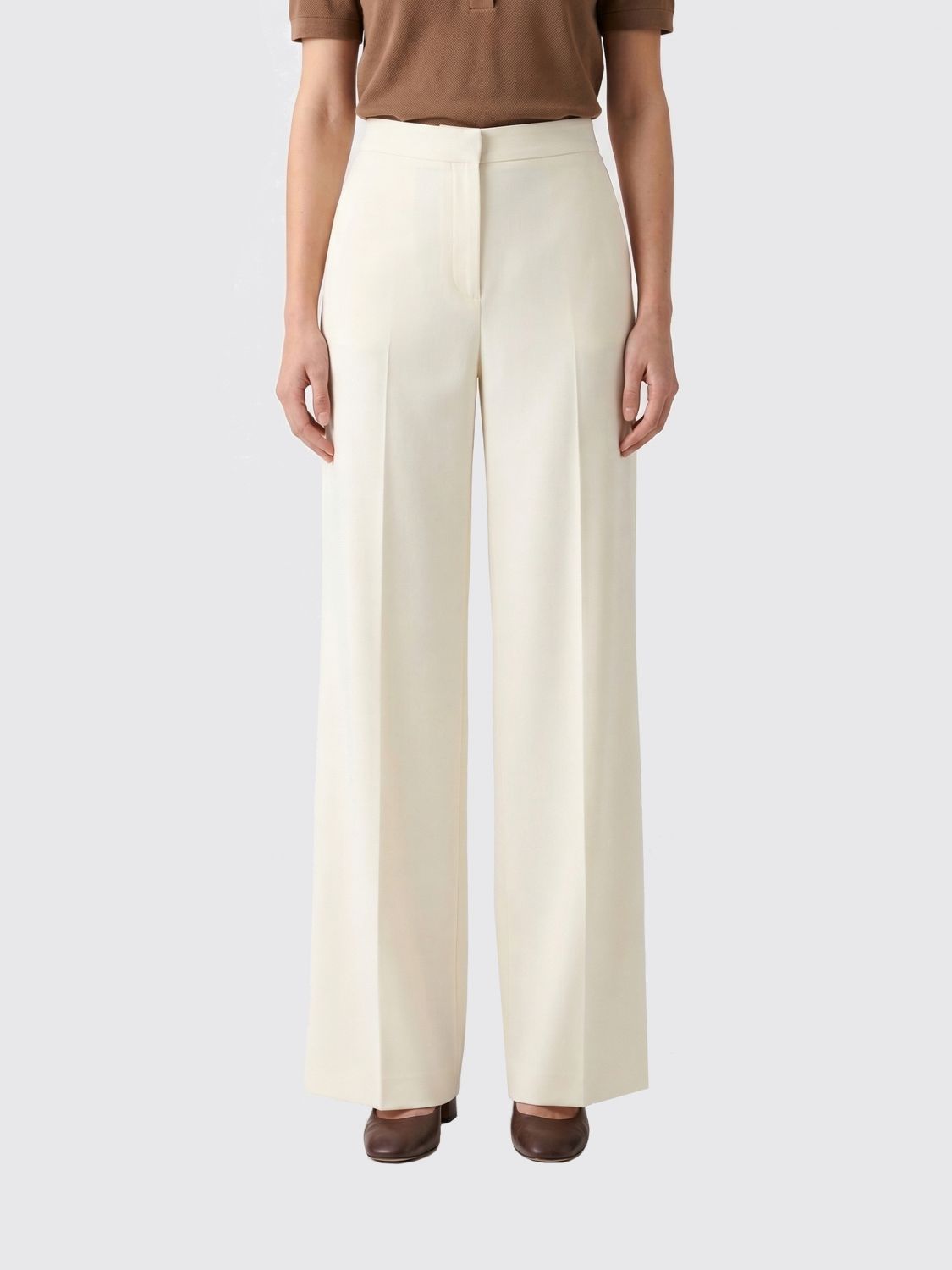 Max Mara Pants Woman White MAX MARA