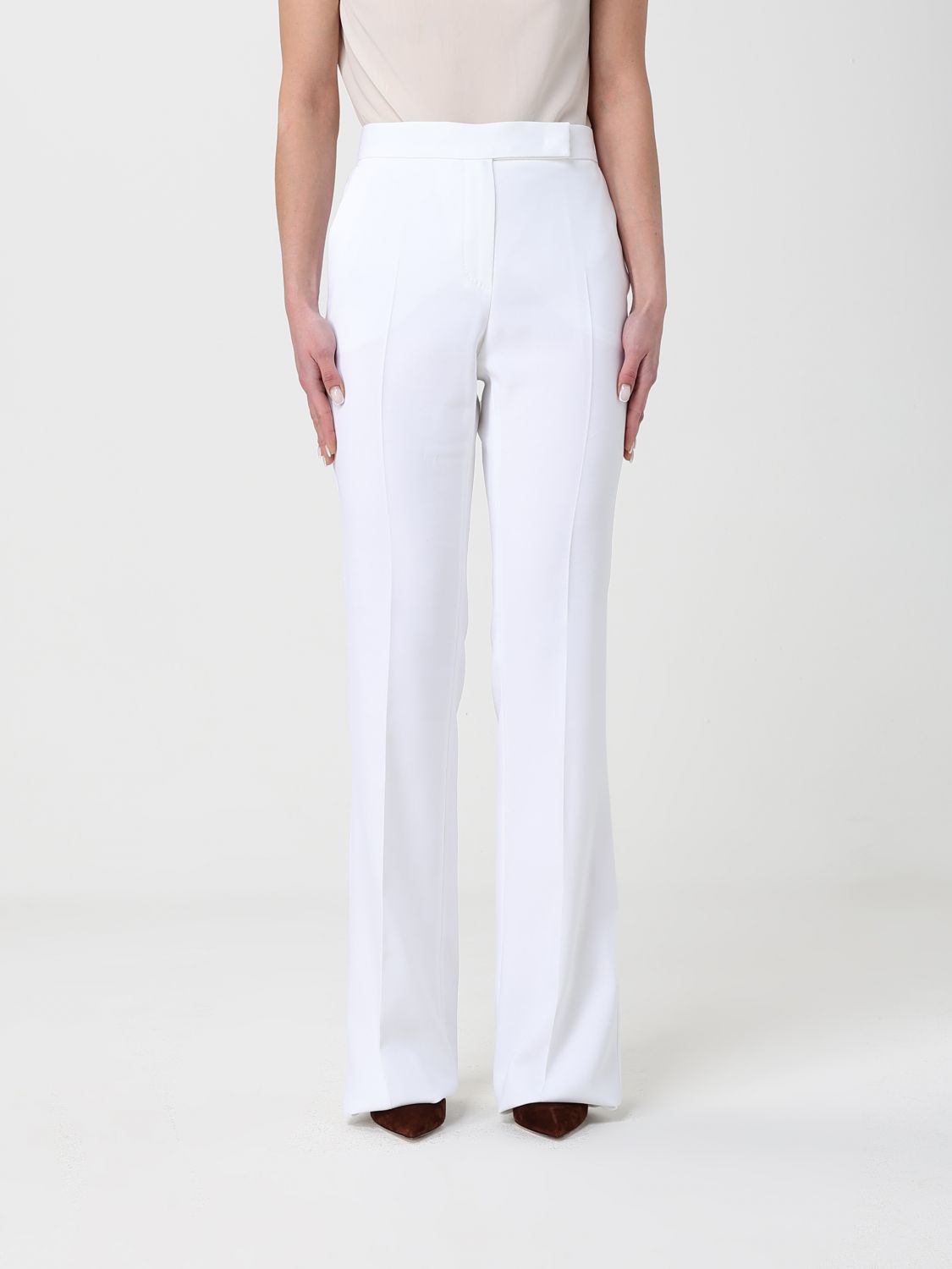 Max Mara Pants Woman White MAX MARA