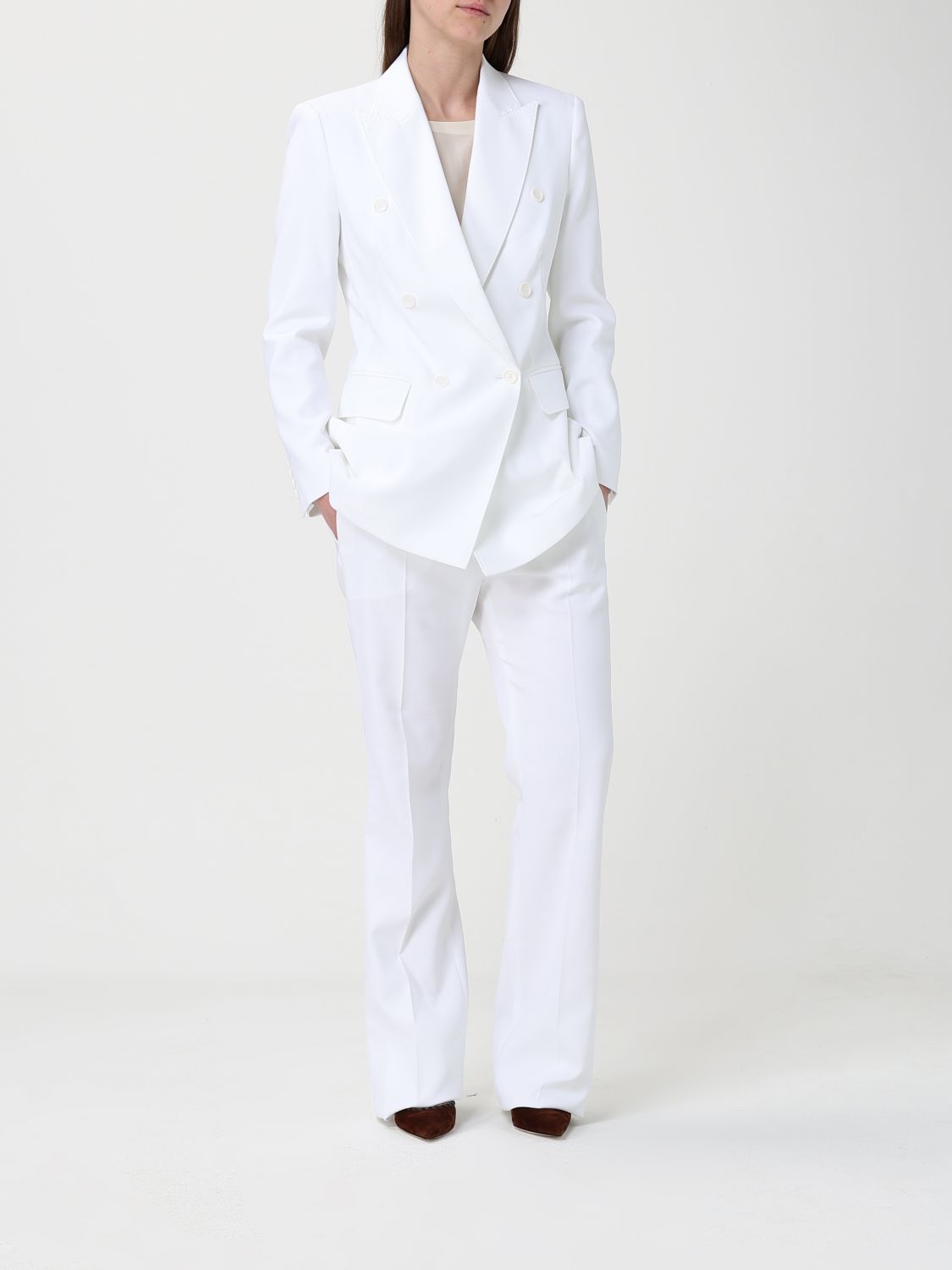 Max Mara Pants Woman White MAX MARA
