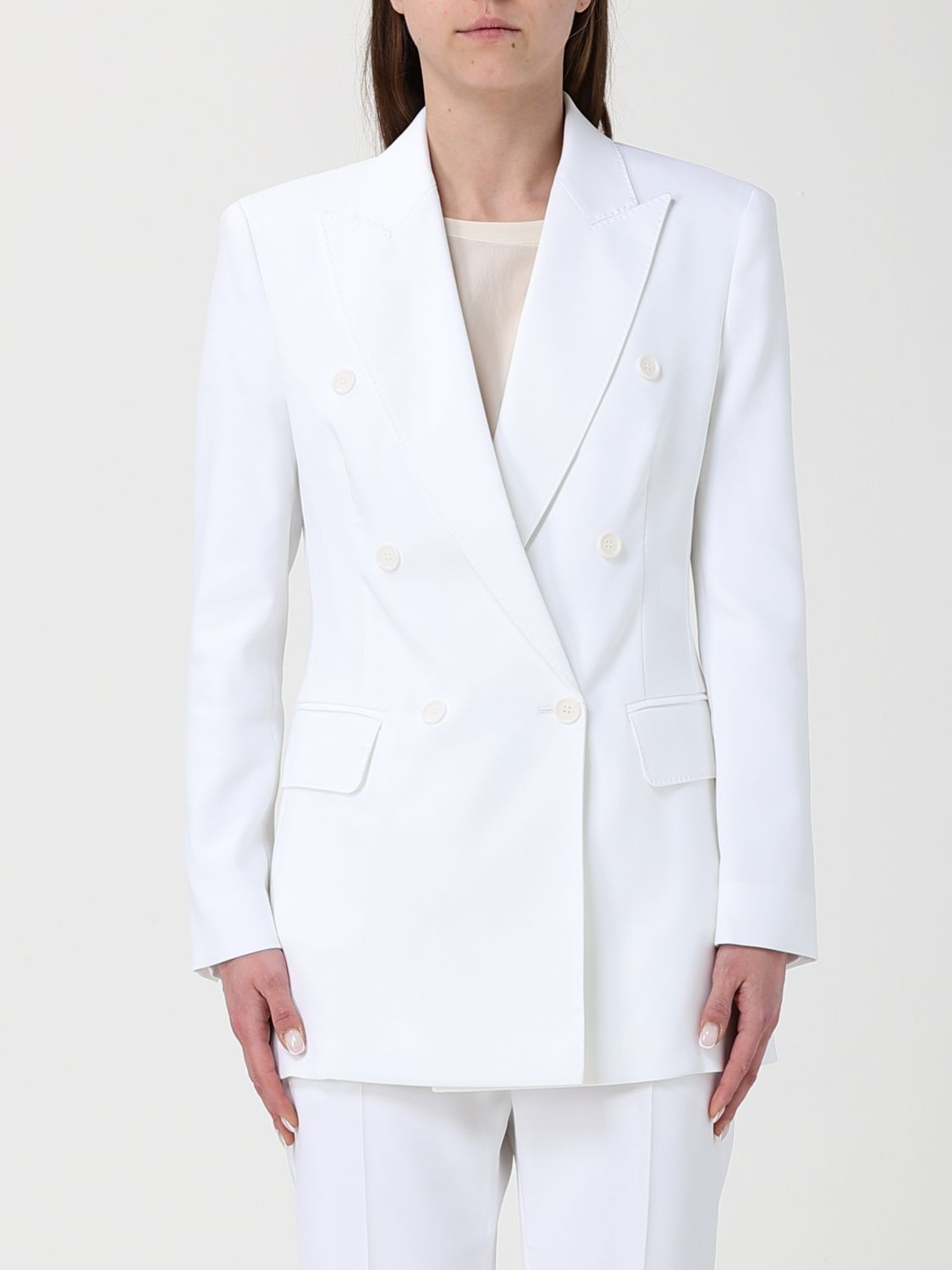 Max Mara Jacket Woman White MAX MARA