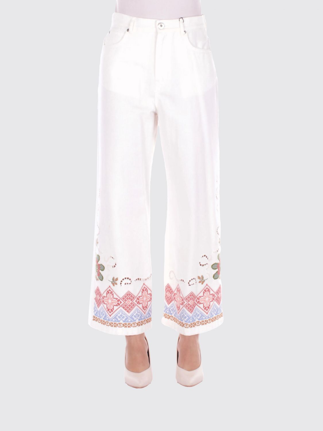 Weekend Max Mara Pants Woman White