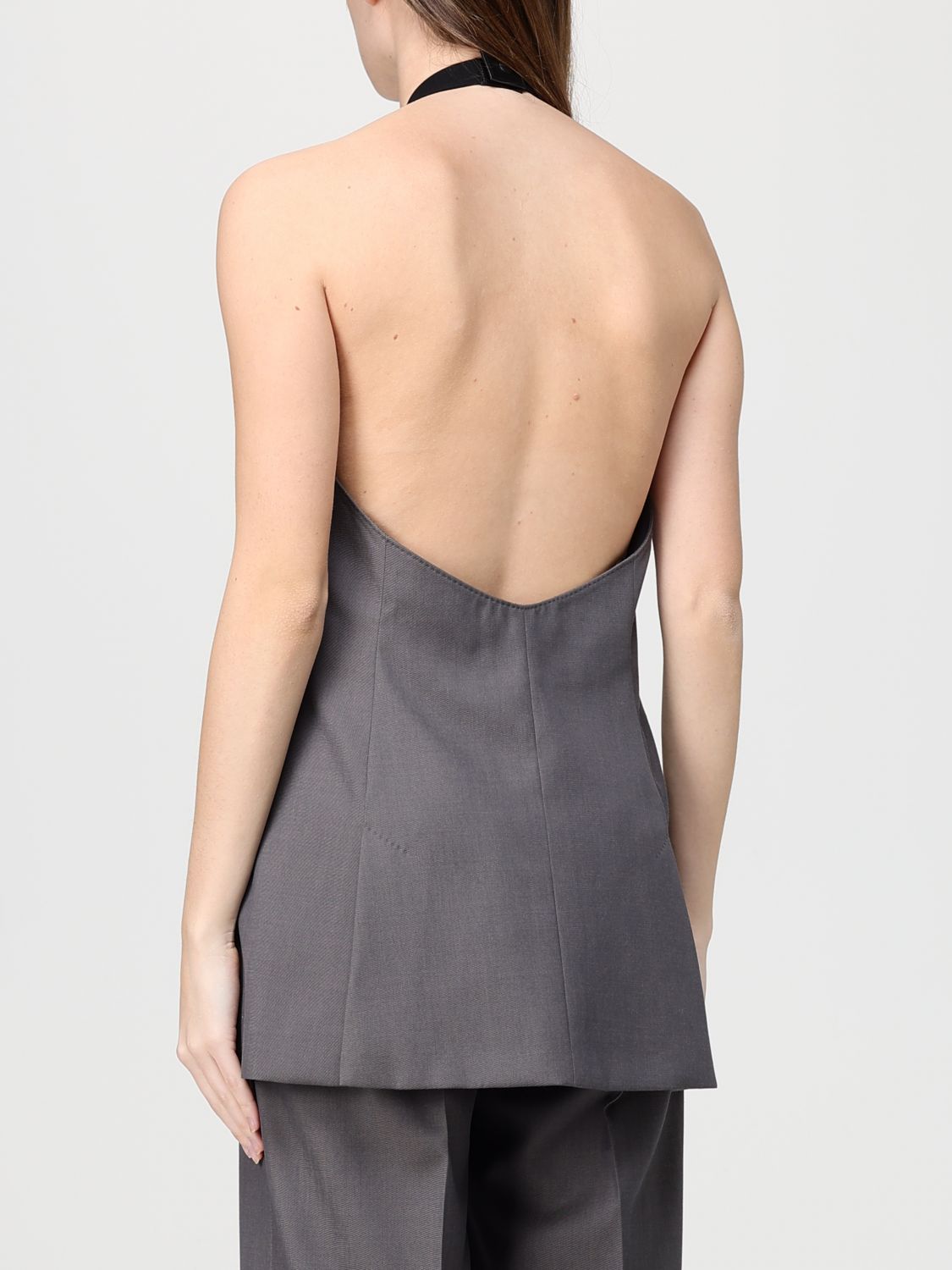 Max Mara Top Woman Grey MAX MARA