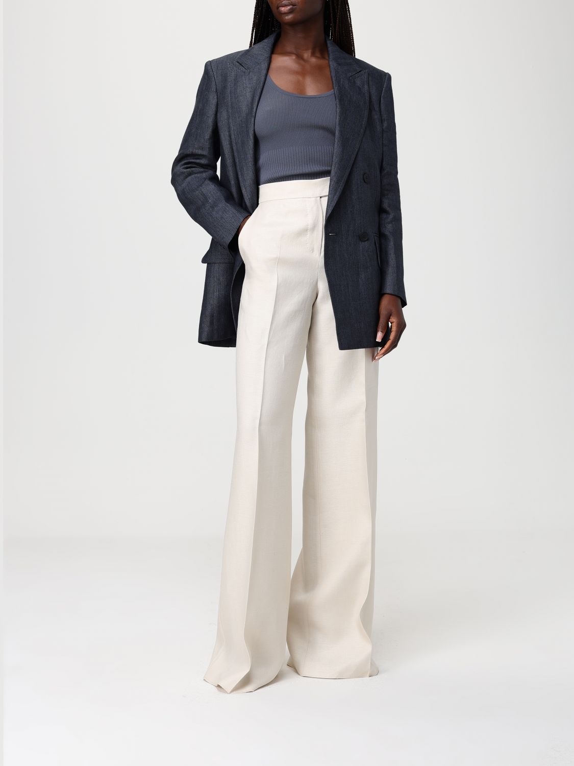 Max Mara Jacket Woman Grey MAX MARA