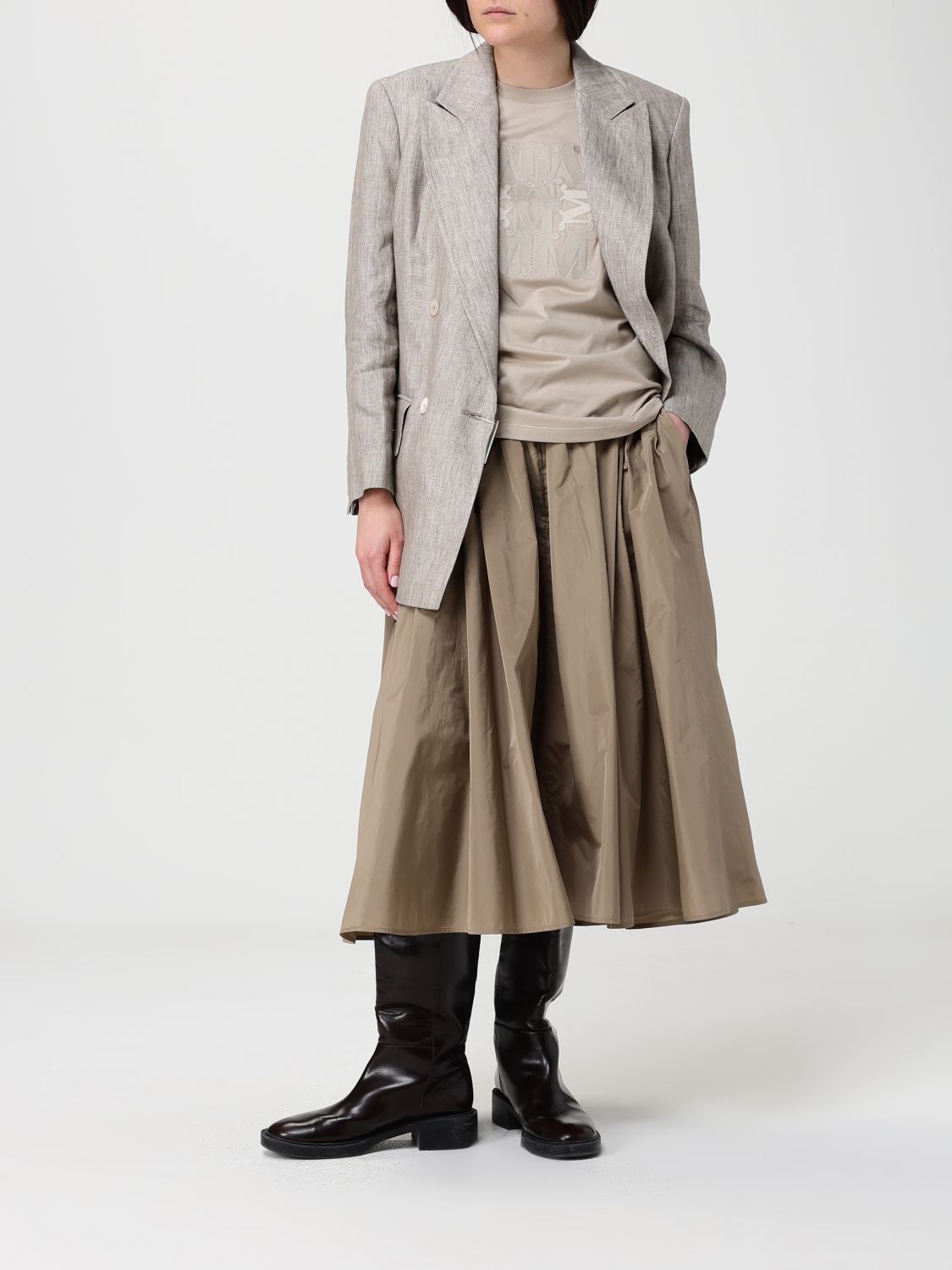 Max Mara Jacket Woman Grey 1 MAX MARA