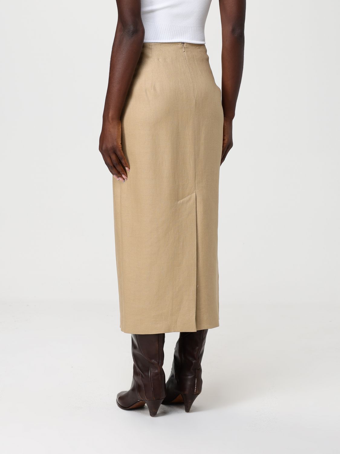 Max Mara Skirt Woman Beige