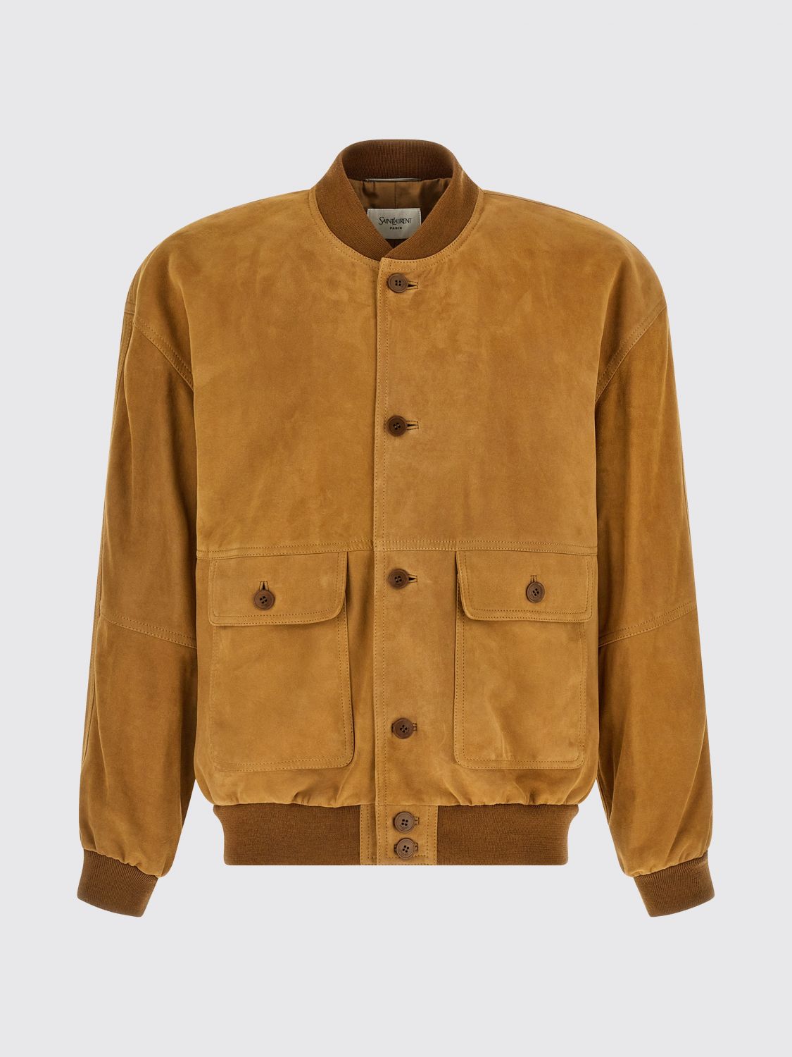 Saint Laurent Jacket Men Brown
