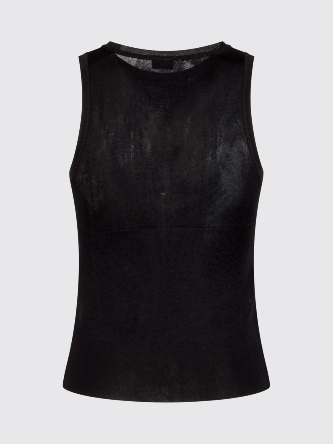 Saint Laurent Top Woman Black SAINT LAURENT