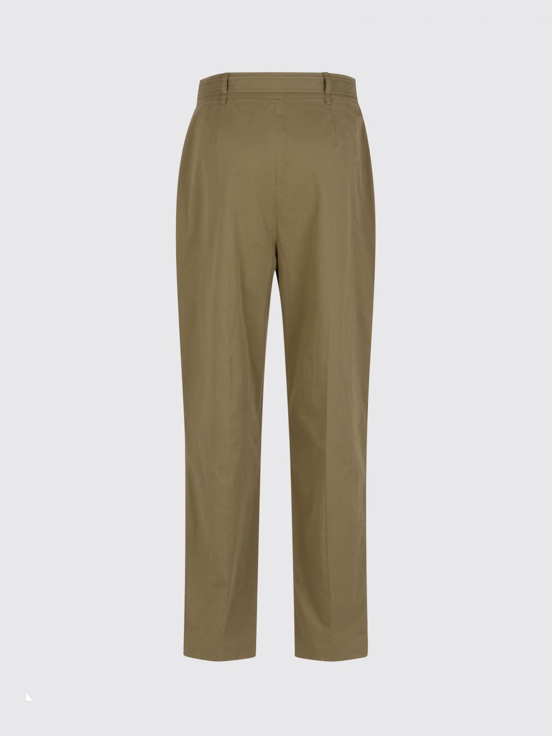 Saint Laurent Pants Woman Kaki SAINT LAURENT