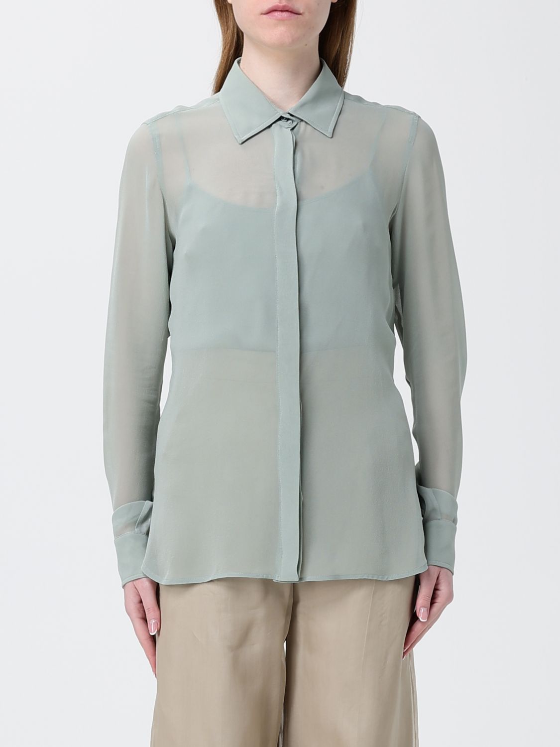 Max Mara Shirt Woman Green MAX MARA