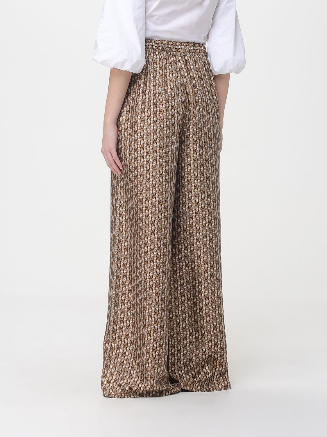 Max Mara Pants Woman Brown MAX MARA