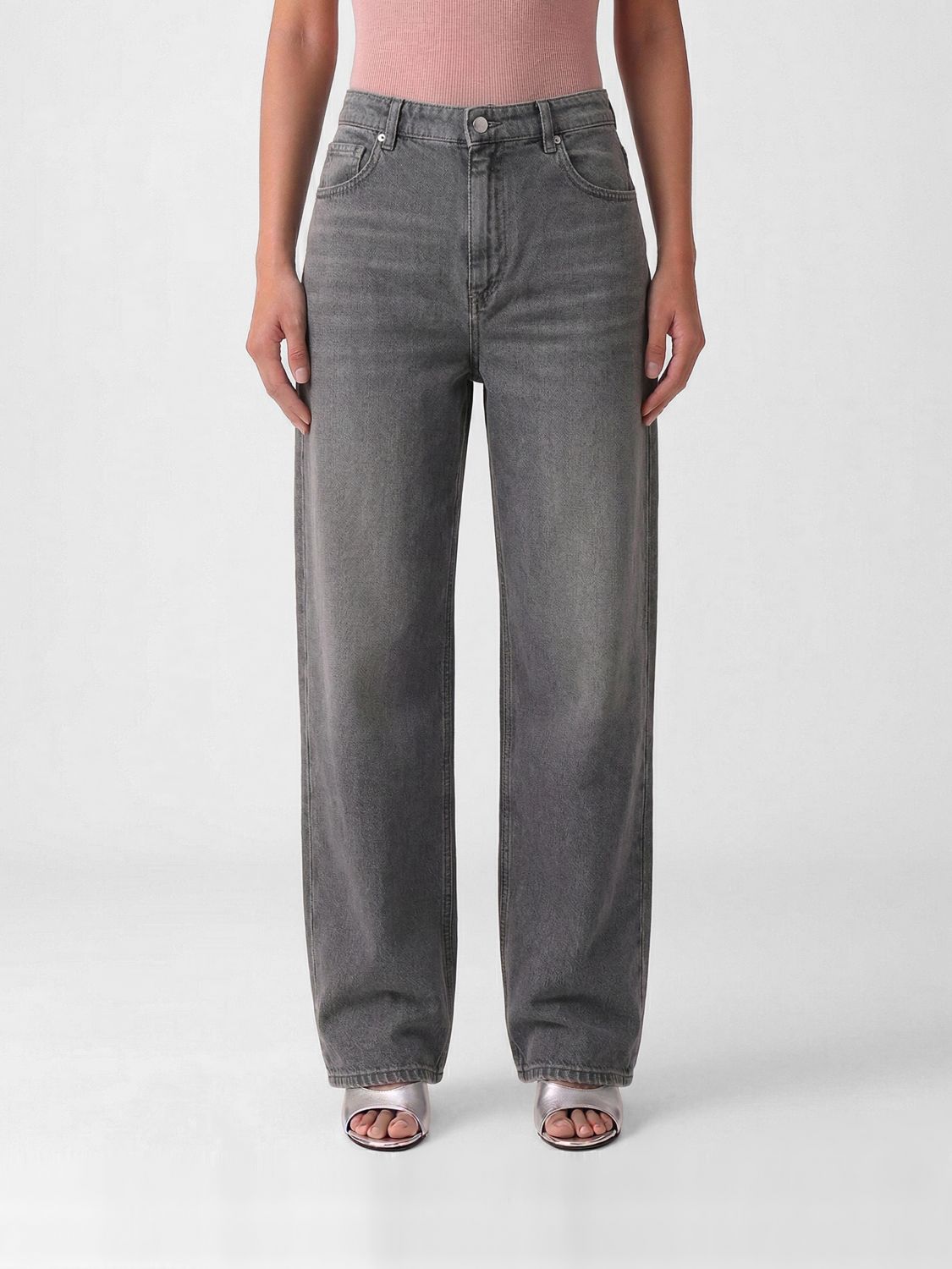 Max Mara Jeans Woman Grey MAX MARA