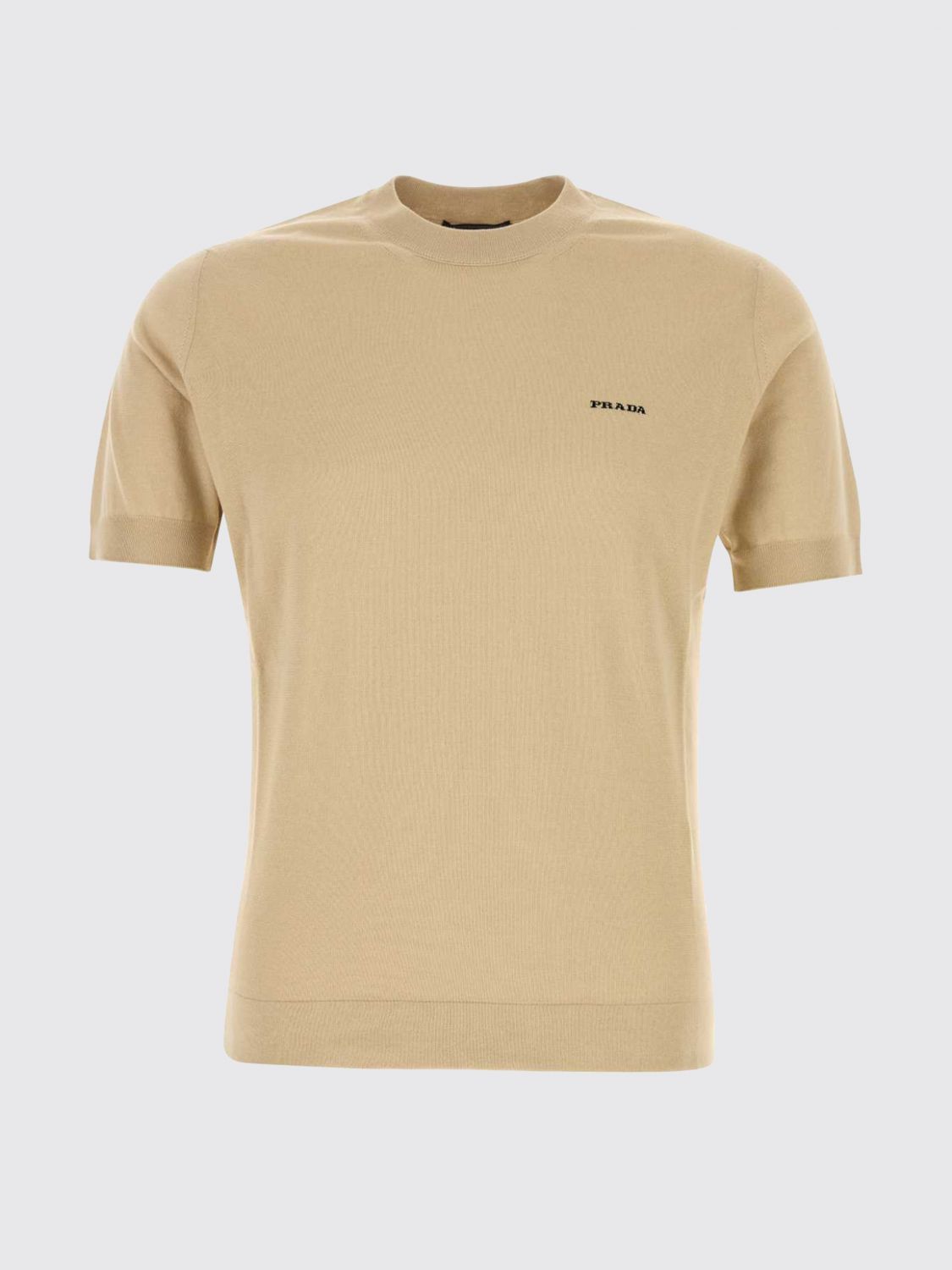 Prada Sweater Men Sand PRADA