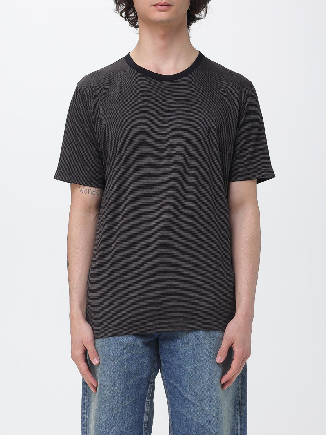 Saint Laurent T-Shirt Men Black SAINT LAURENT