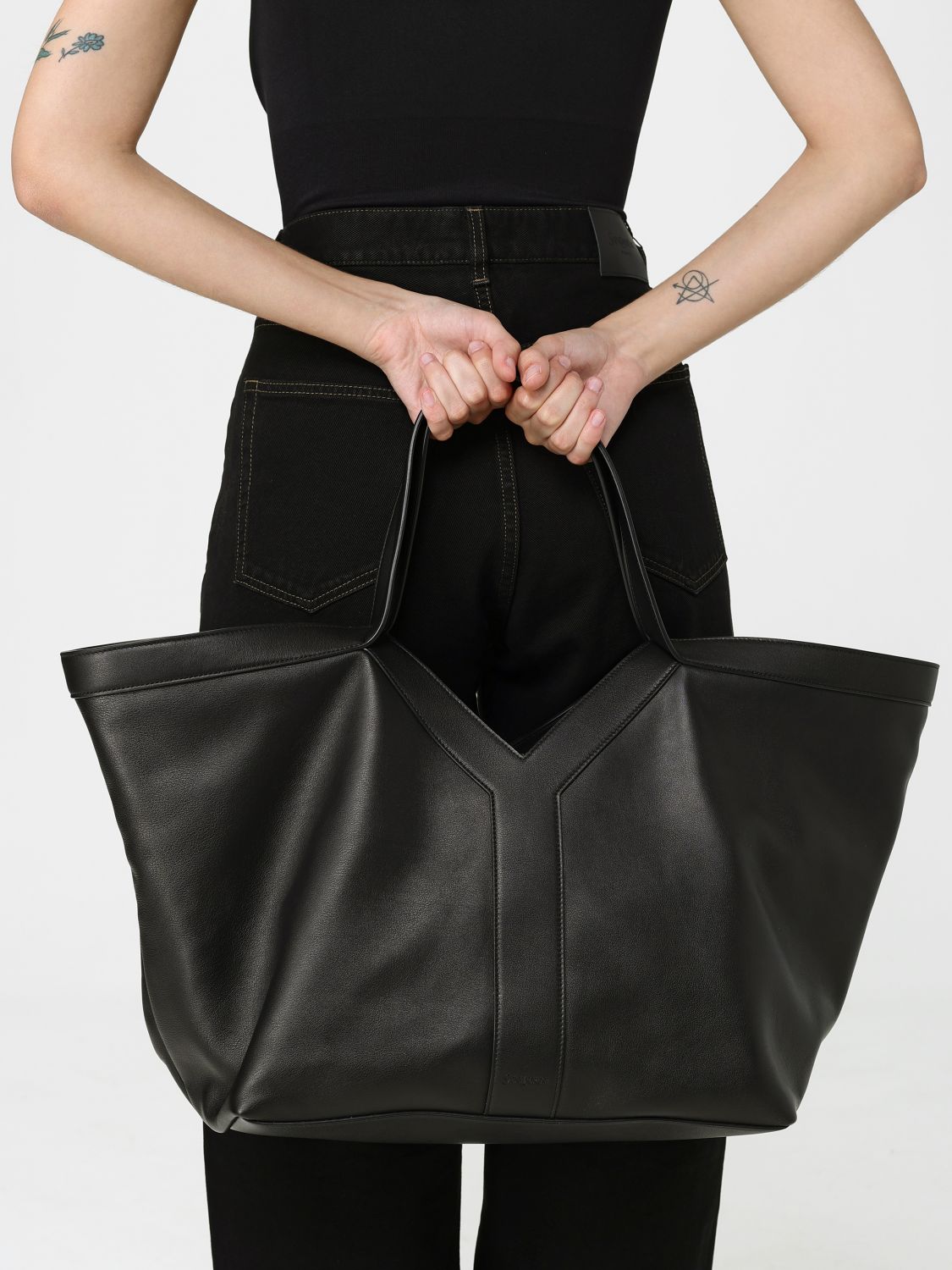 Saint Laurent Tote Bag Woman Black SAINT LAURENT