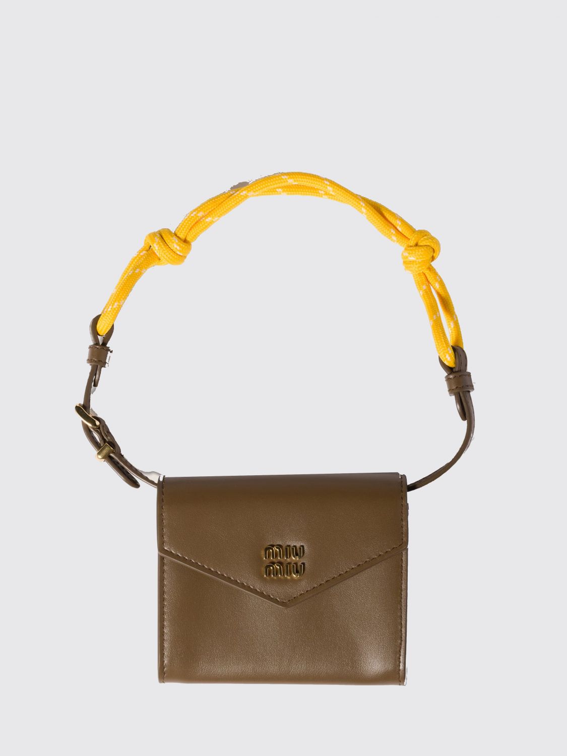 Miu Miu Wallet Woman Brown MIU MIU