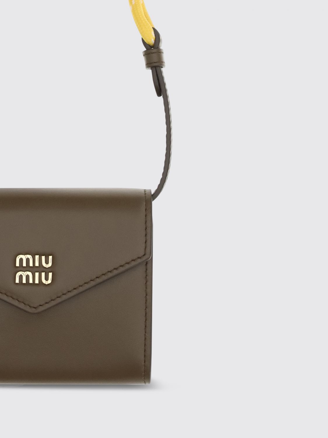 Miu Miu Wallet Woman Brown MIU MIU