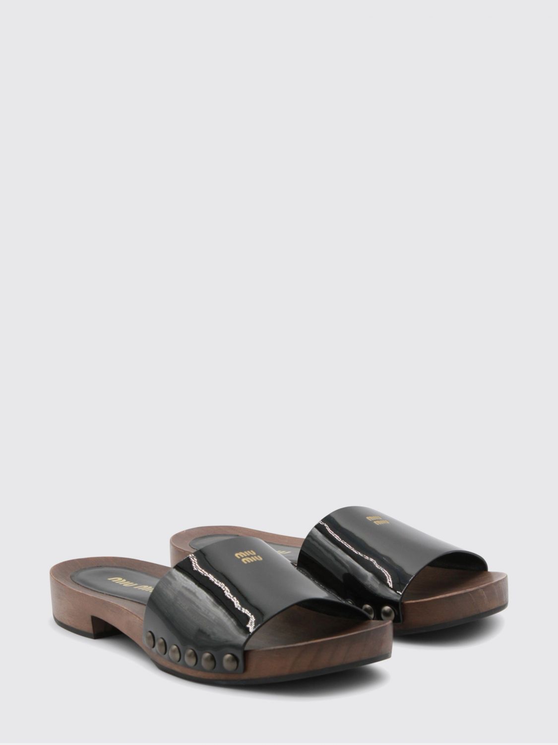 Miu Miu Heeled Sandal Woman Black