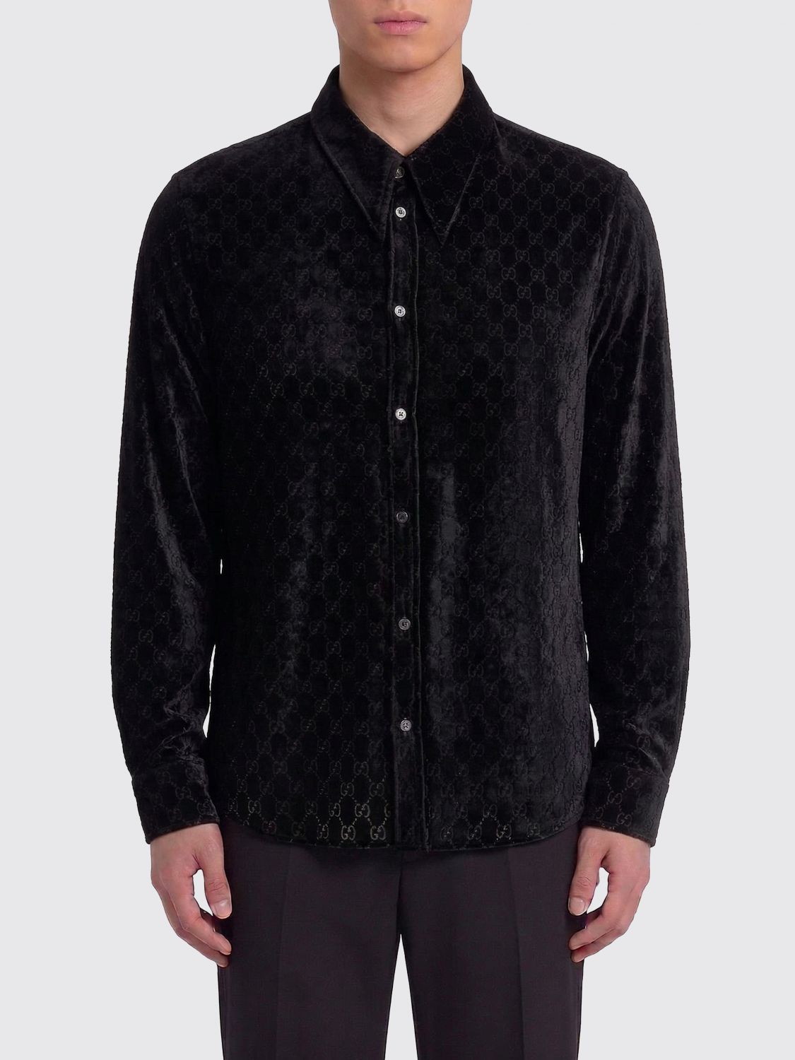 Gucci Shirt Men Black GUCCI