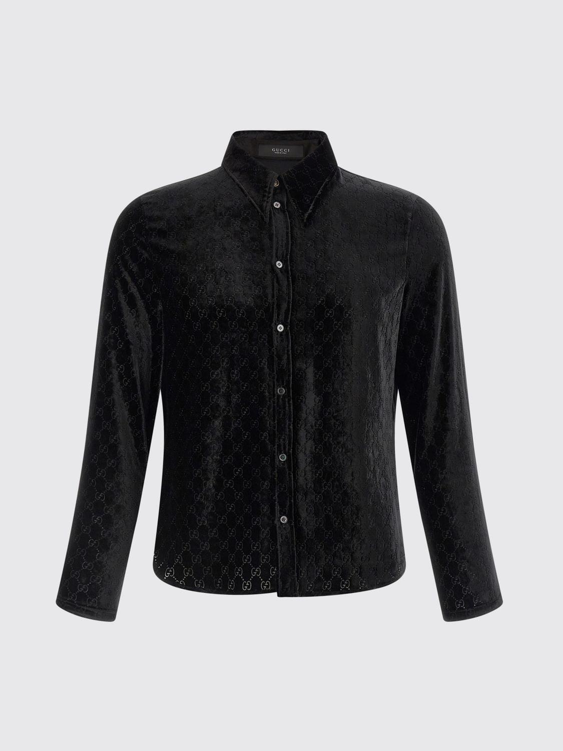Gucci Shirt Men Black GUCCI