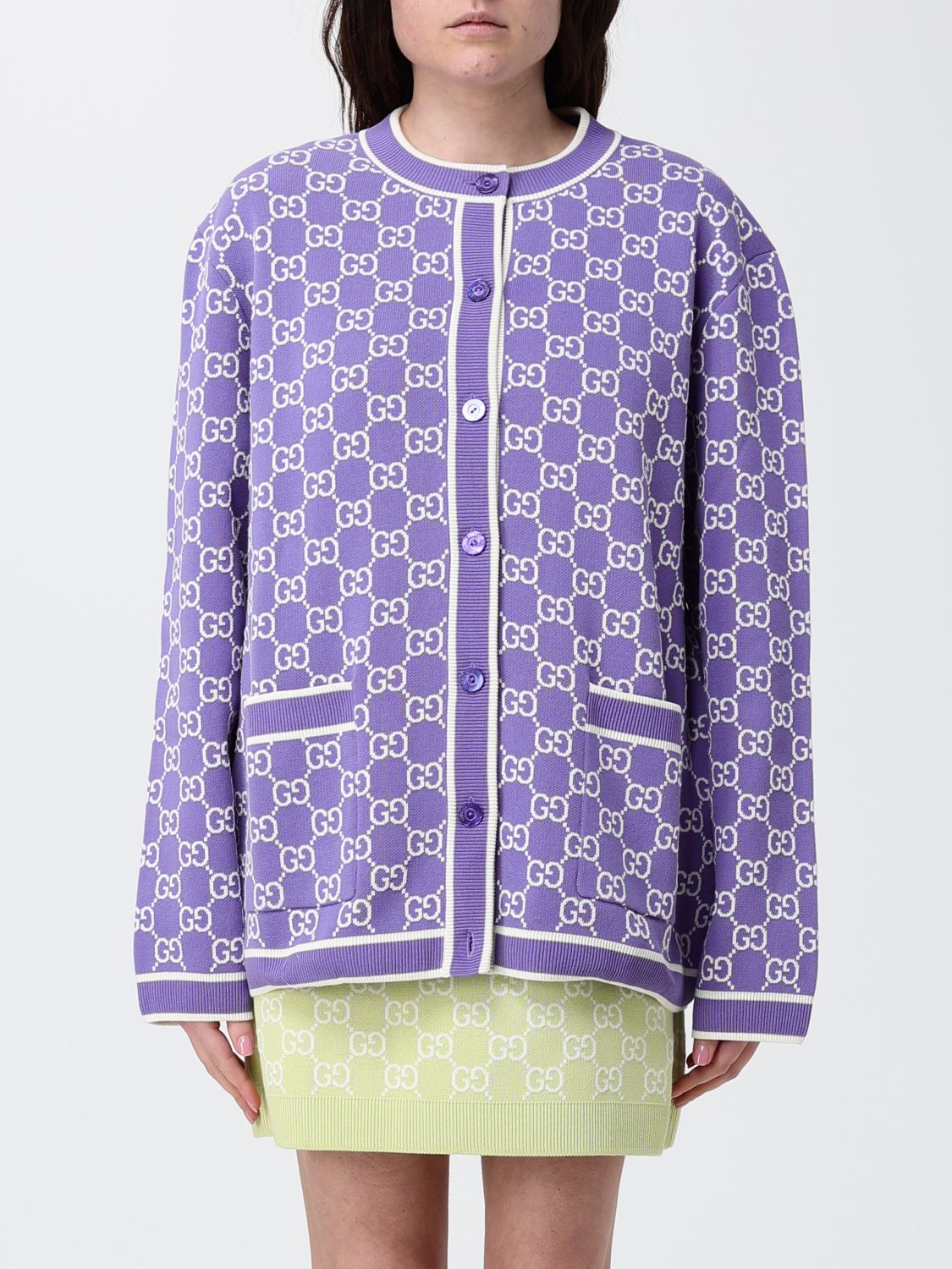 Gucci Sweater Woman Violet GUCCI