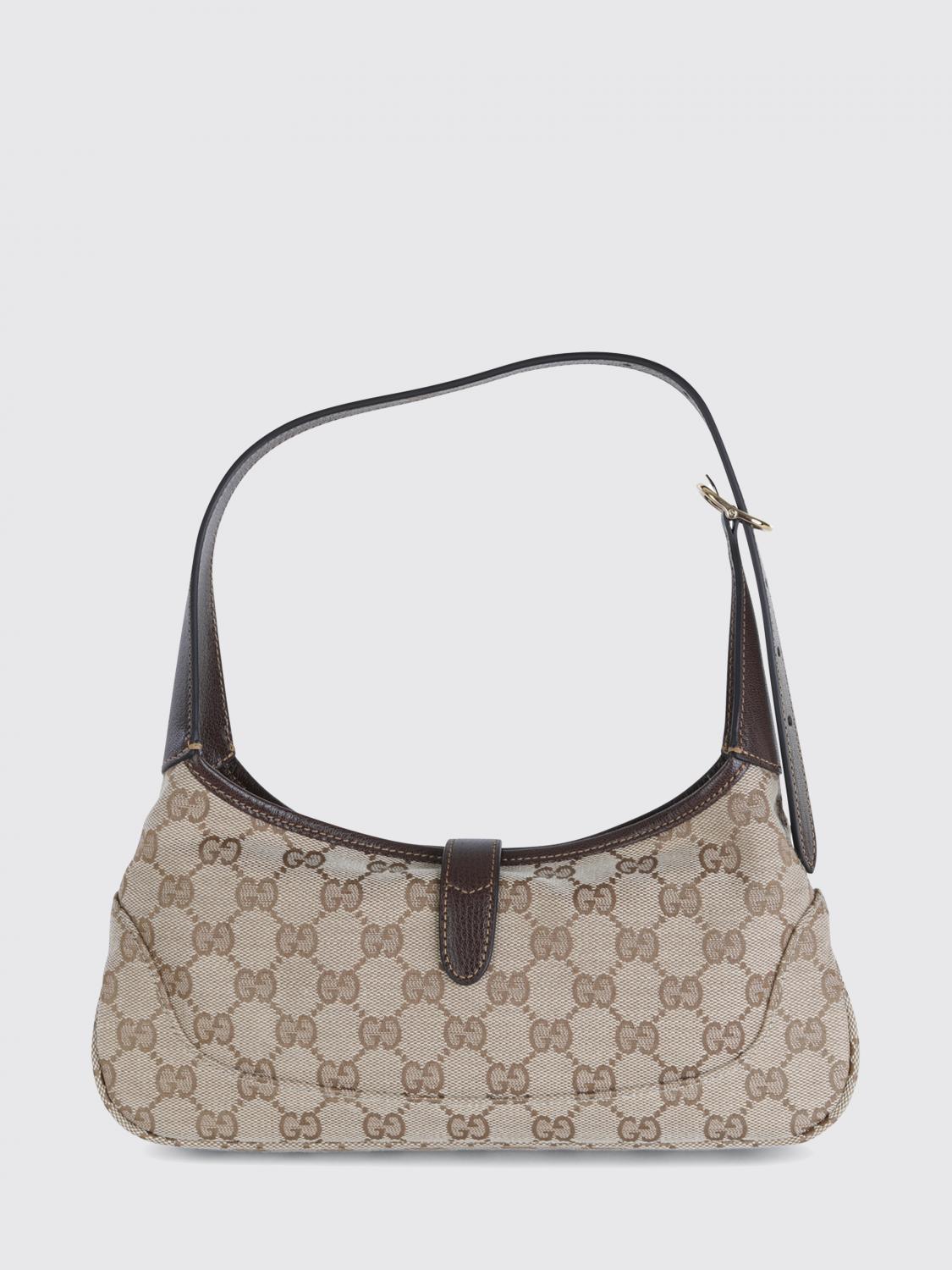 Gucci Women Jackie Slim Bag Gucci In Canvas With Gg Jacquard Monogram