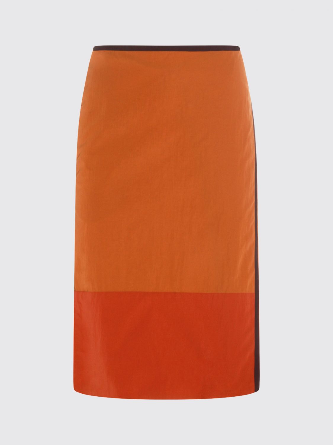 Saint Laurent Skirt Woman Ocher SAINT LAURENT