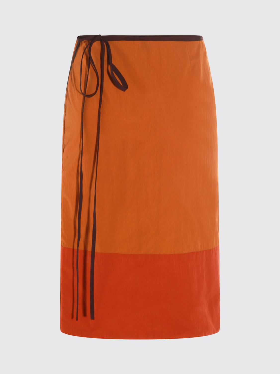 Saint Laurent Skirt Woman Ocher SAINT LAURENT